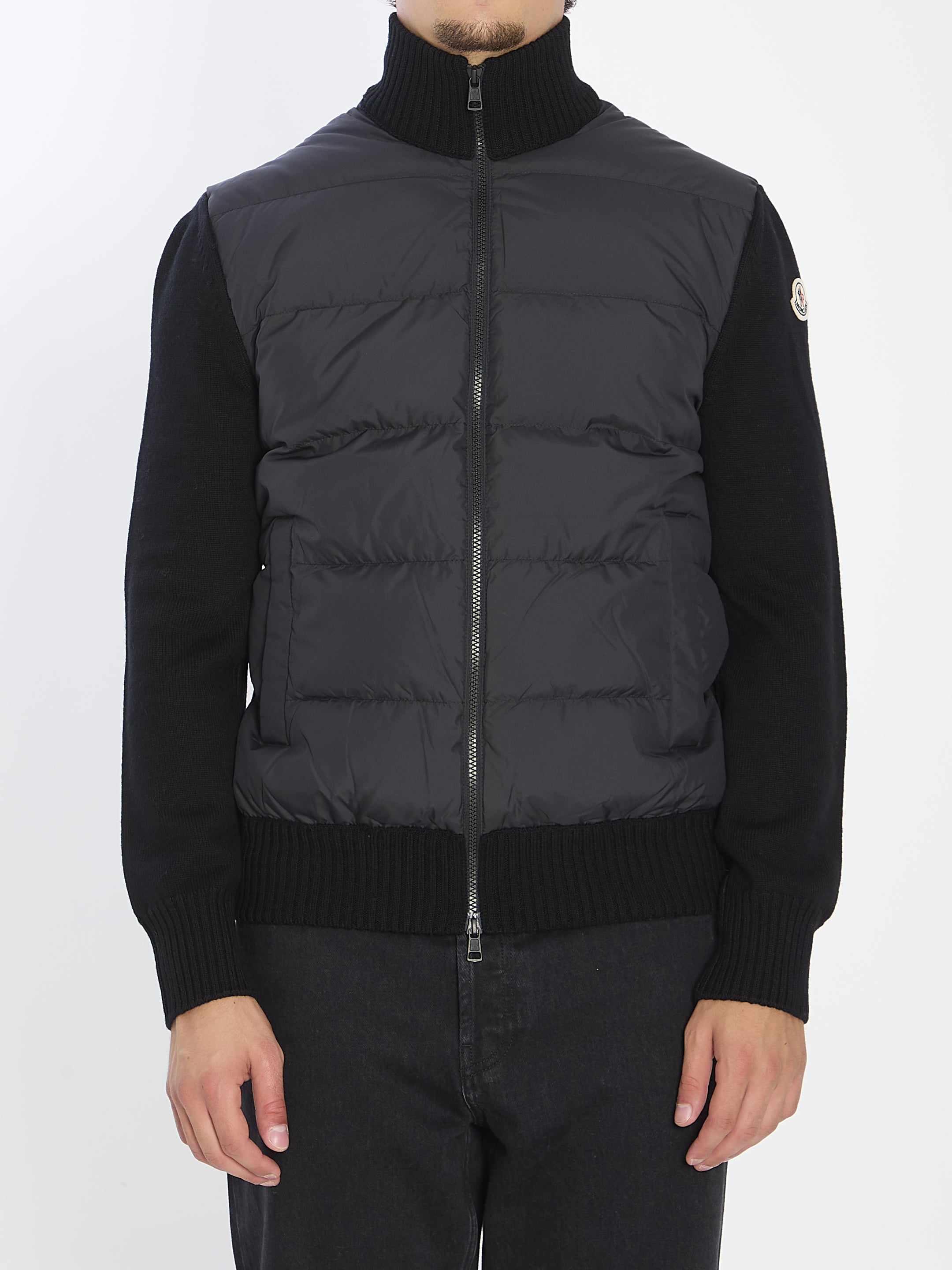MONCLER Men's Padded Front Panel Cardigan