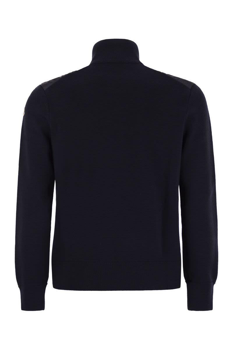 MONCLER Padded Zip-Up Cardigan for Men - FW25 Collection