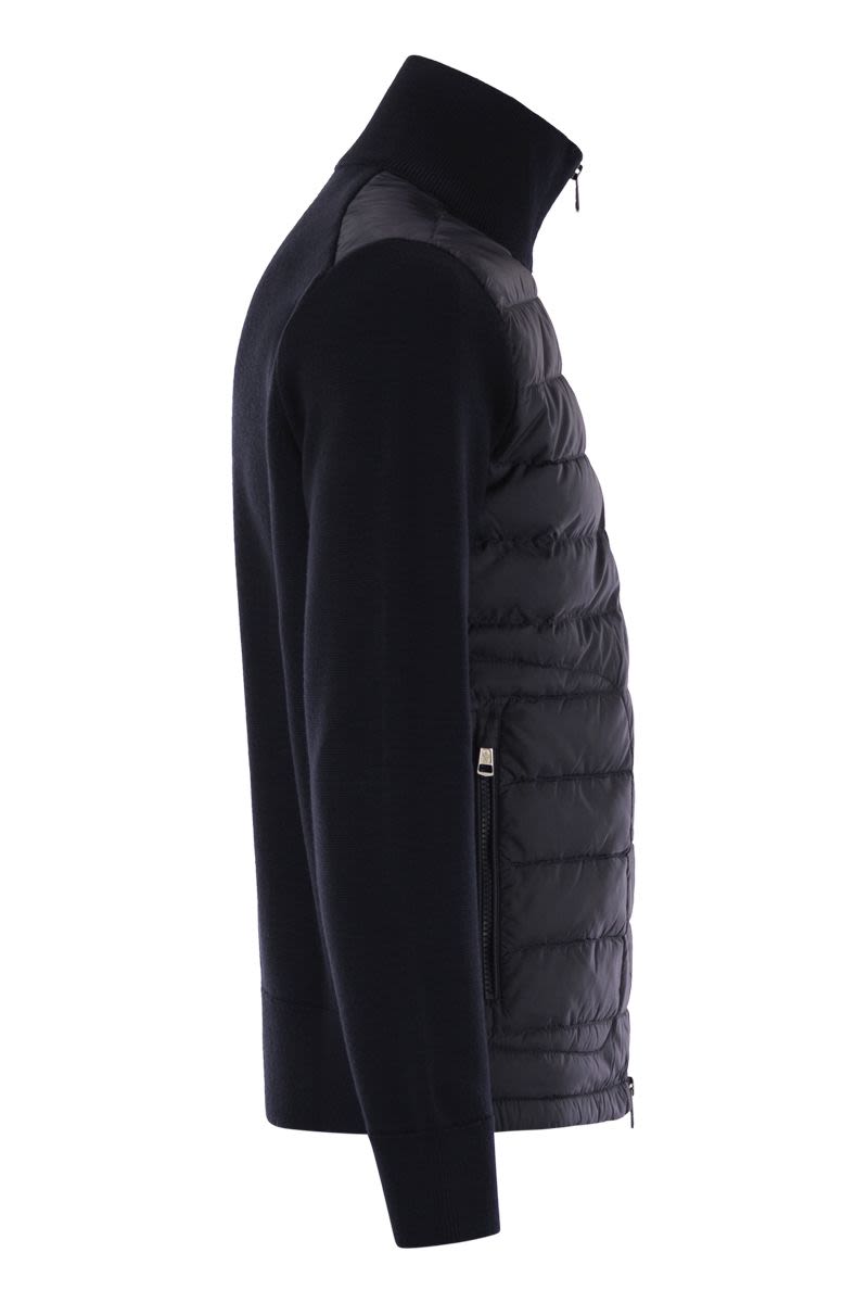 MONCLER Padded Zip-Up Cardigan for Men - FW25 Collection