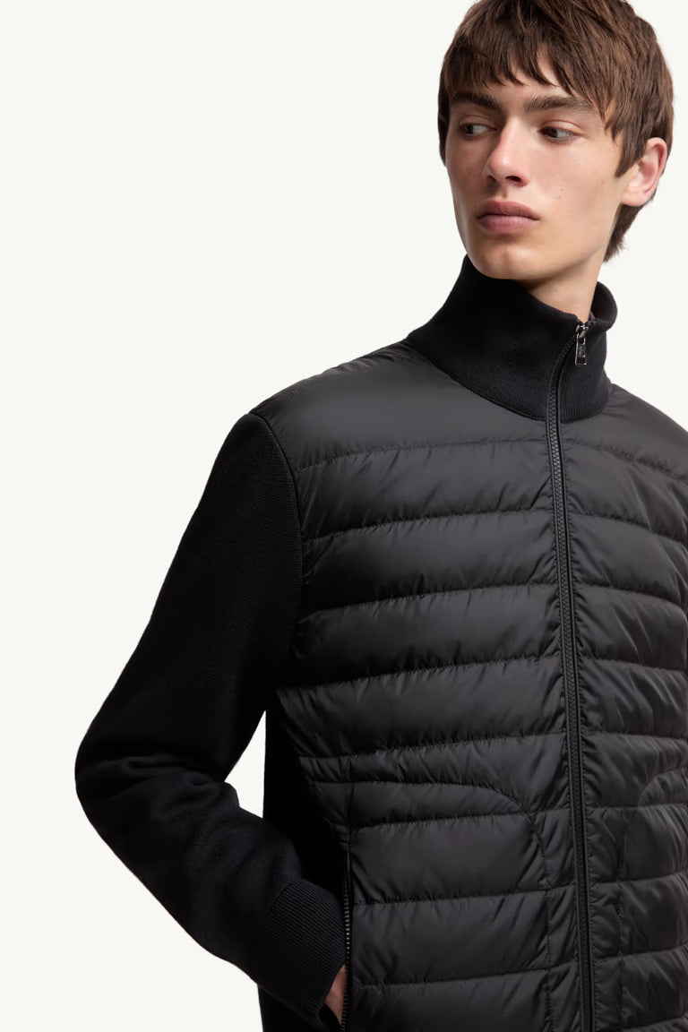MONCLER Padded Wool-Blend Down Jacket