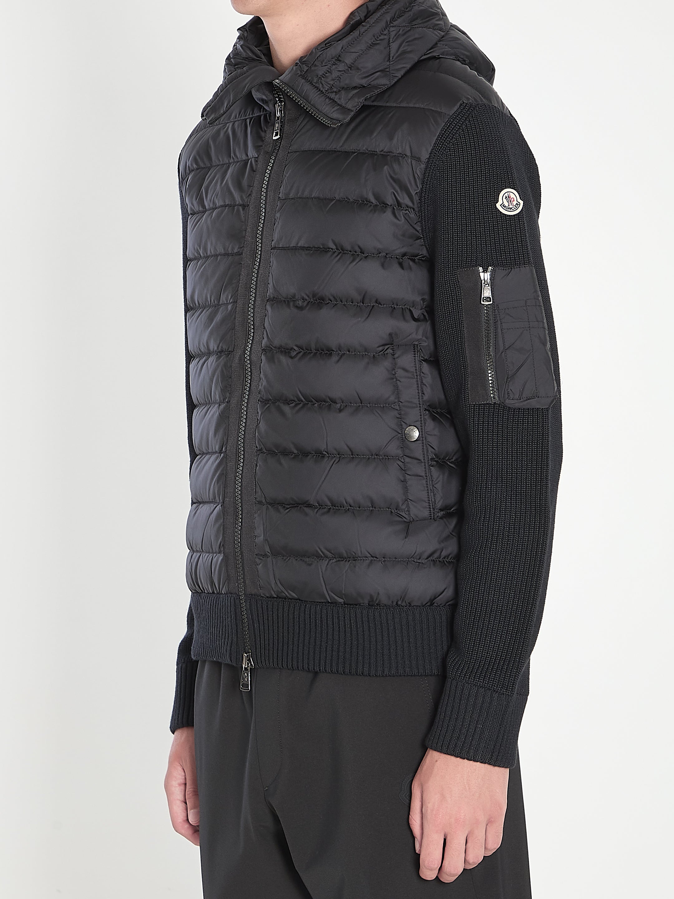 MONCLER Padded Front Hooded Jacket for Men