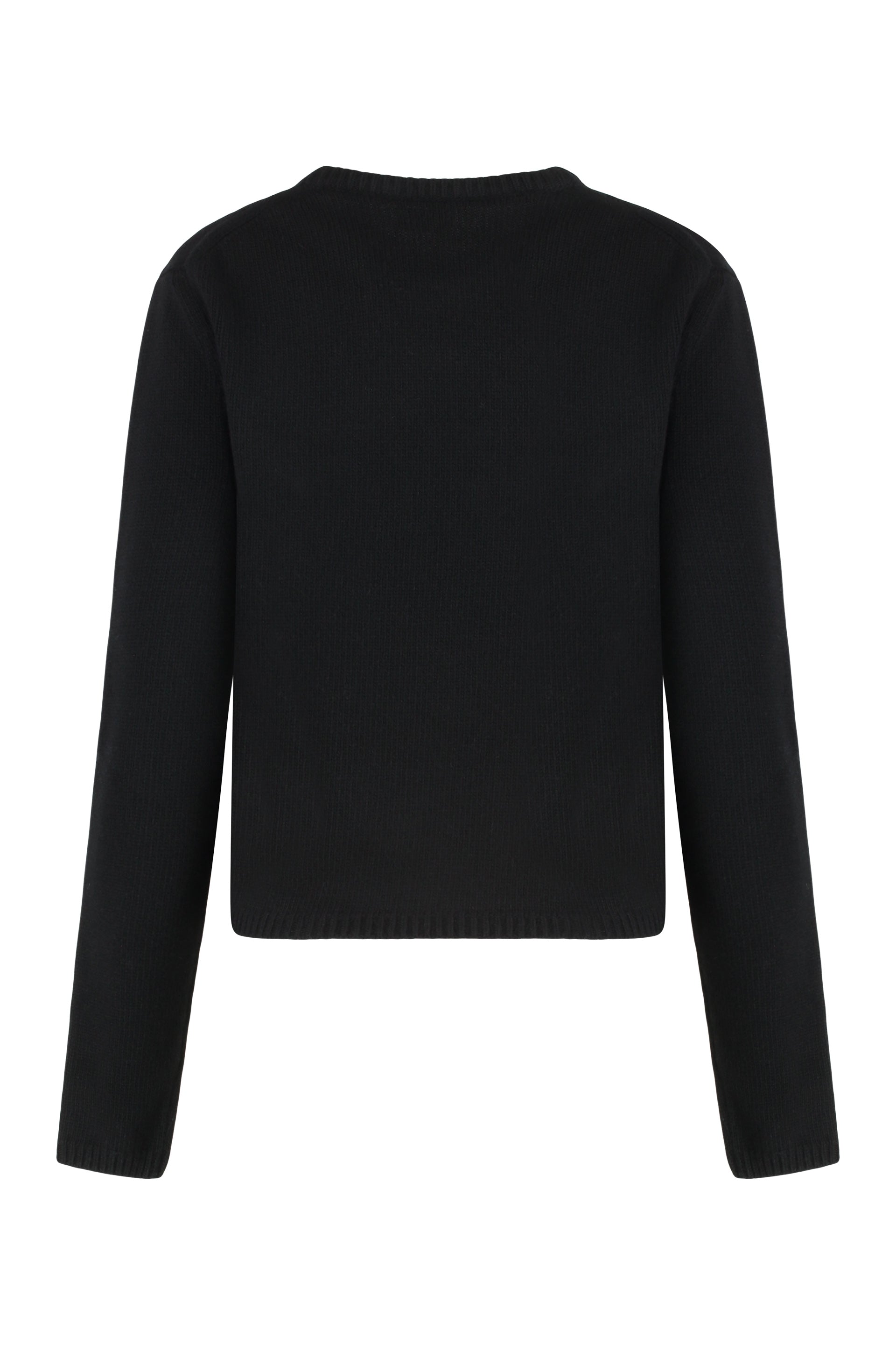 MONCLER Soft Cashmere and Wool Round Neck Sweater for Women