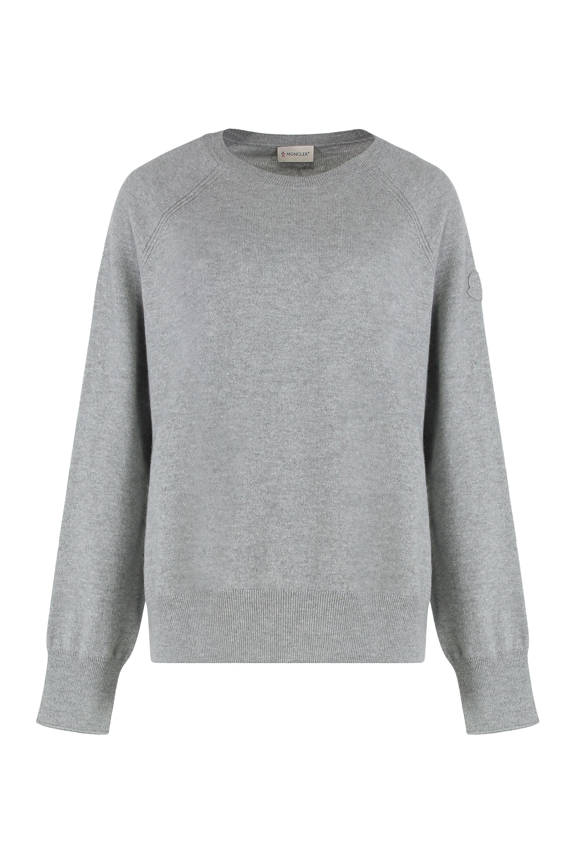 MONCLER Cashmere Crew Neck Sweater - Women's Loose Fit