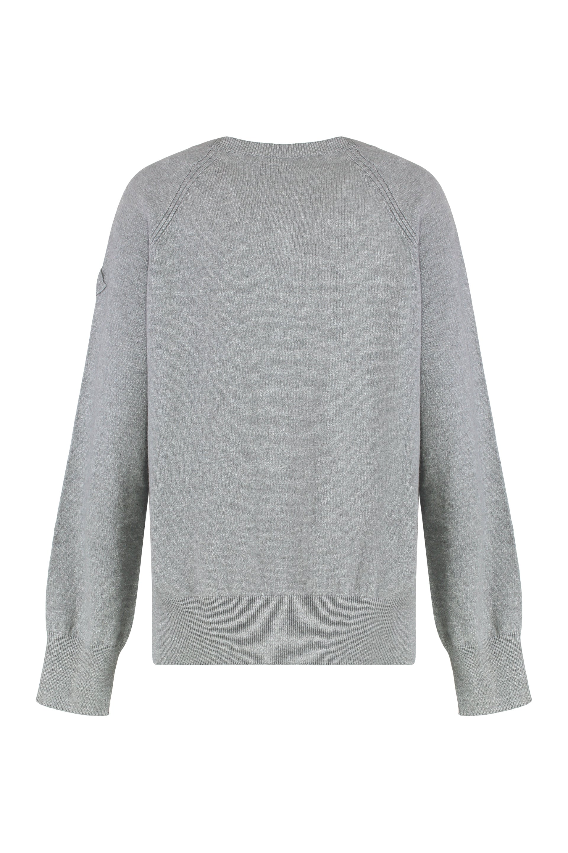 MONCLER Cashmere Crew Neck Sweater - Women's Loose Fit