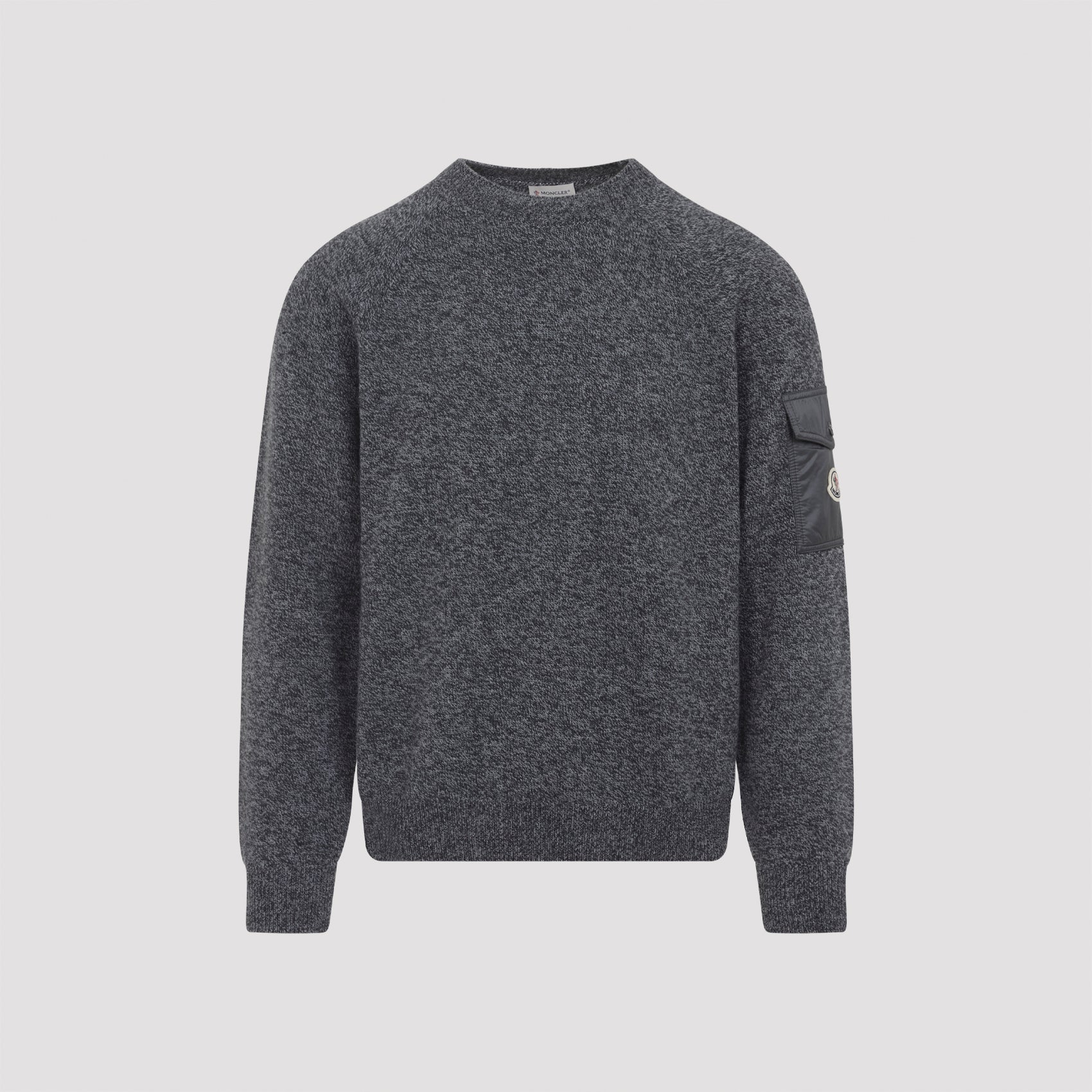 MONCLER Luxurious Virgin Wool Pullover for Men