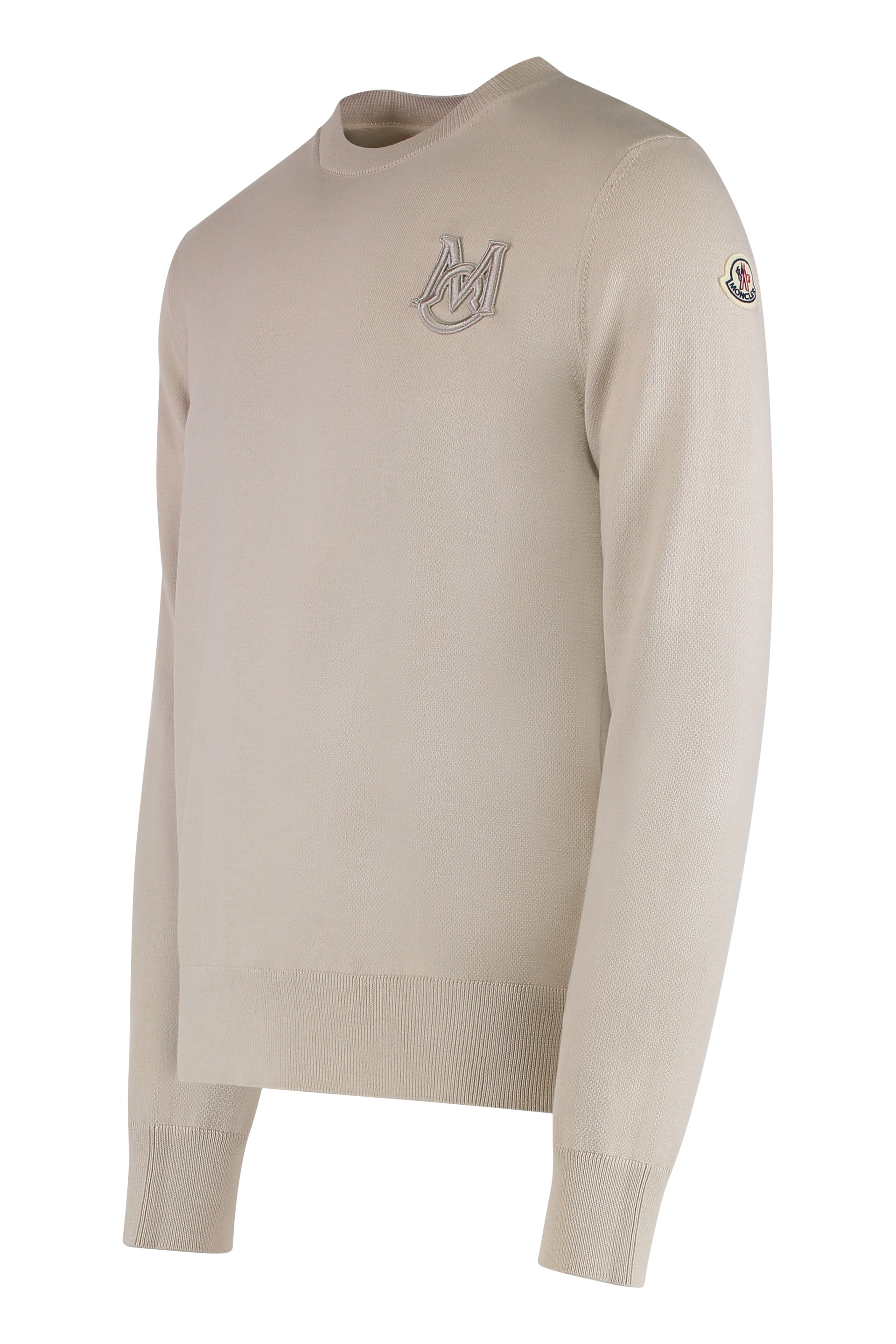 MONCLER Classic Long-Sleeve Cotton Pullover for Men
