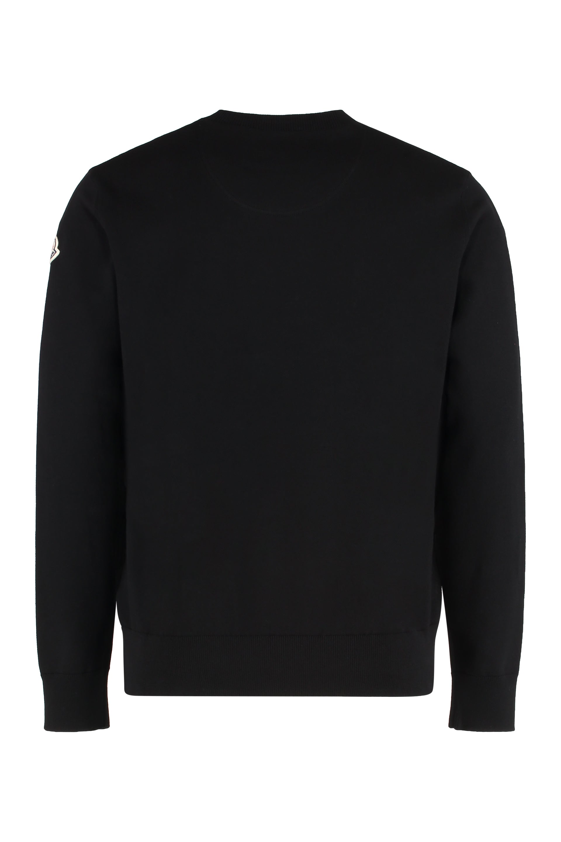 MONCLER Classic Long Sleeve Embroidered Sweater for Men