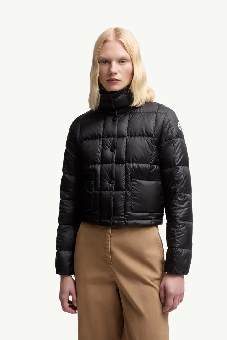 MONCLER Braided Trim Short Down Jacket for Women