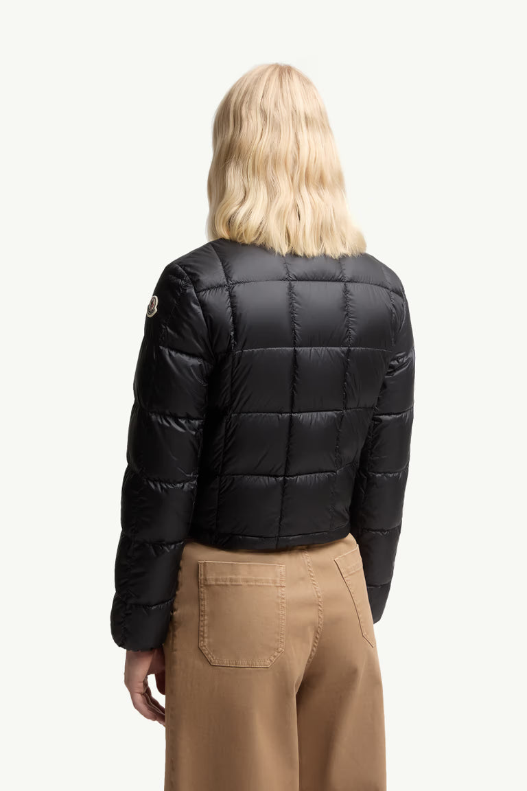 MONCLER Braided Trim Short Down Jacket for Women
