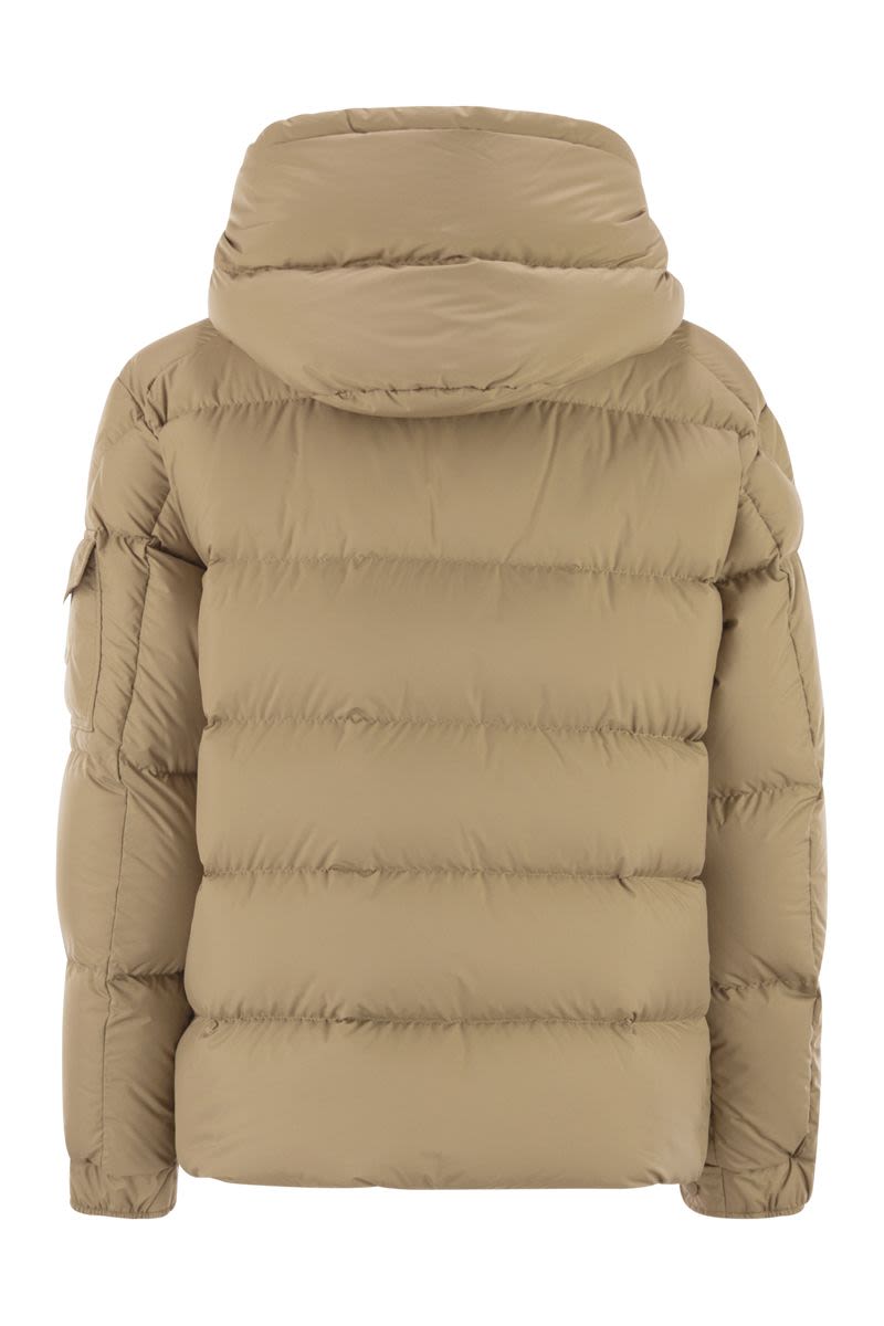 MONCLER Mini Short Down Jacket with Hood