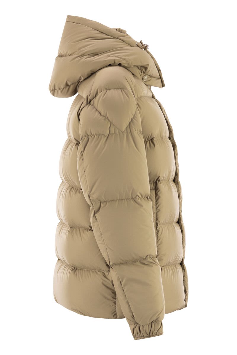 MONCLER Mini Short Down Jacket with Hood