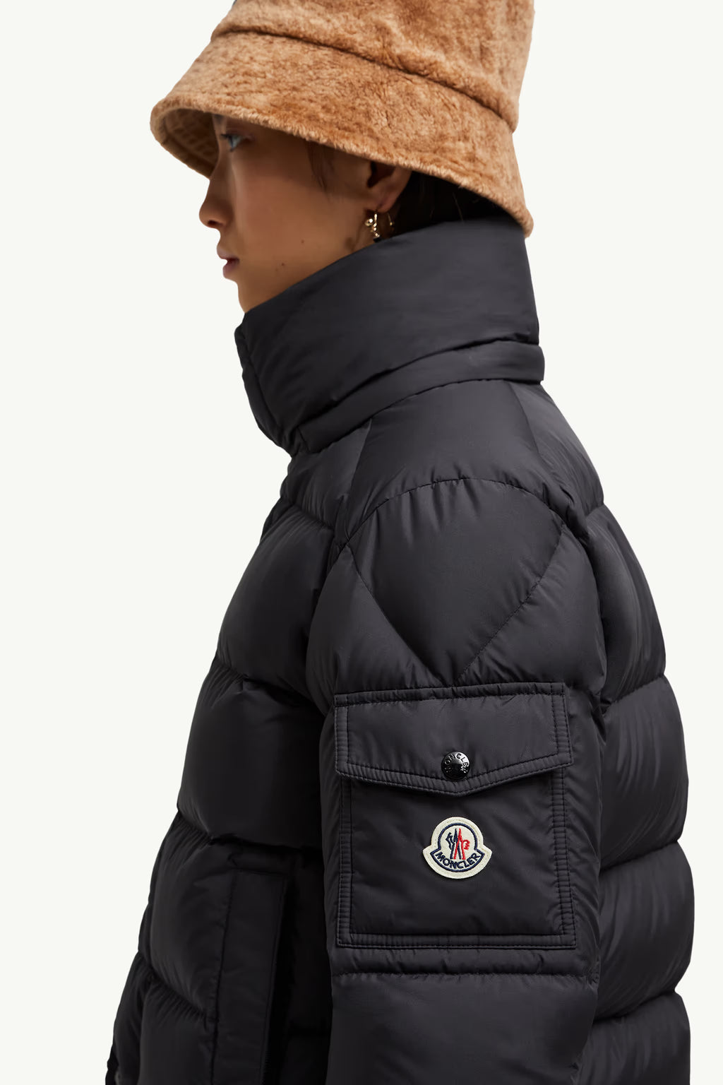 MONCLER Mini Short Down Jacket with Hood