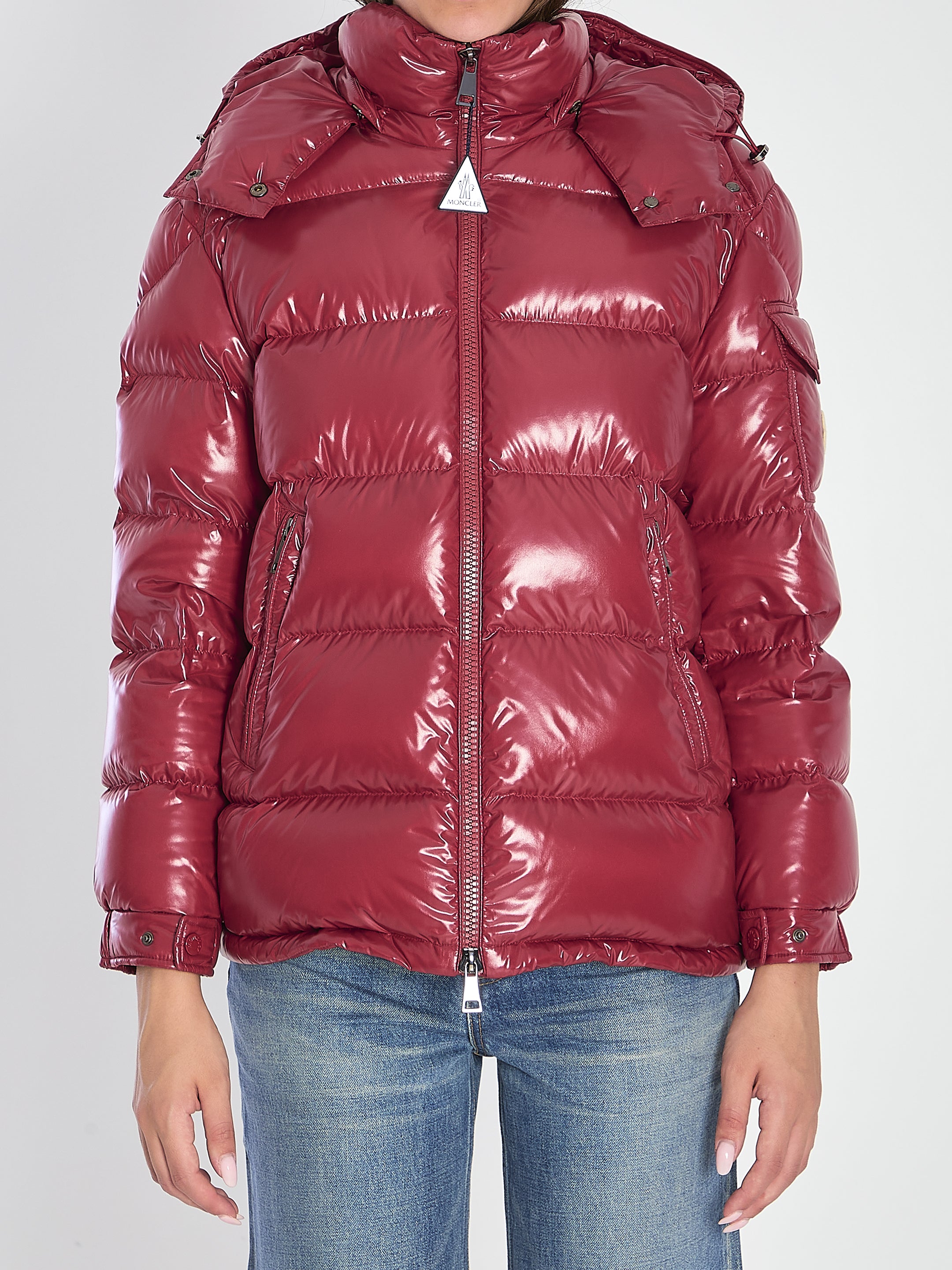 MONCLER Mini Women's Short Down Jacket with Hood