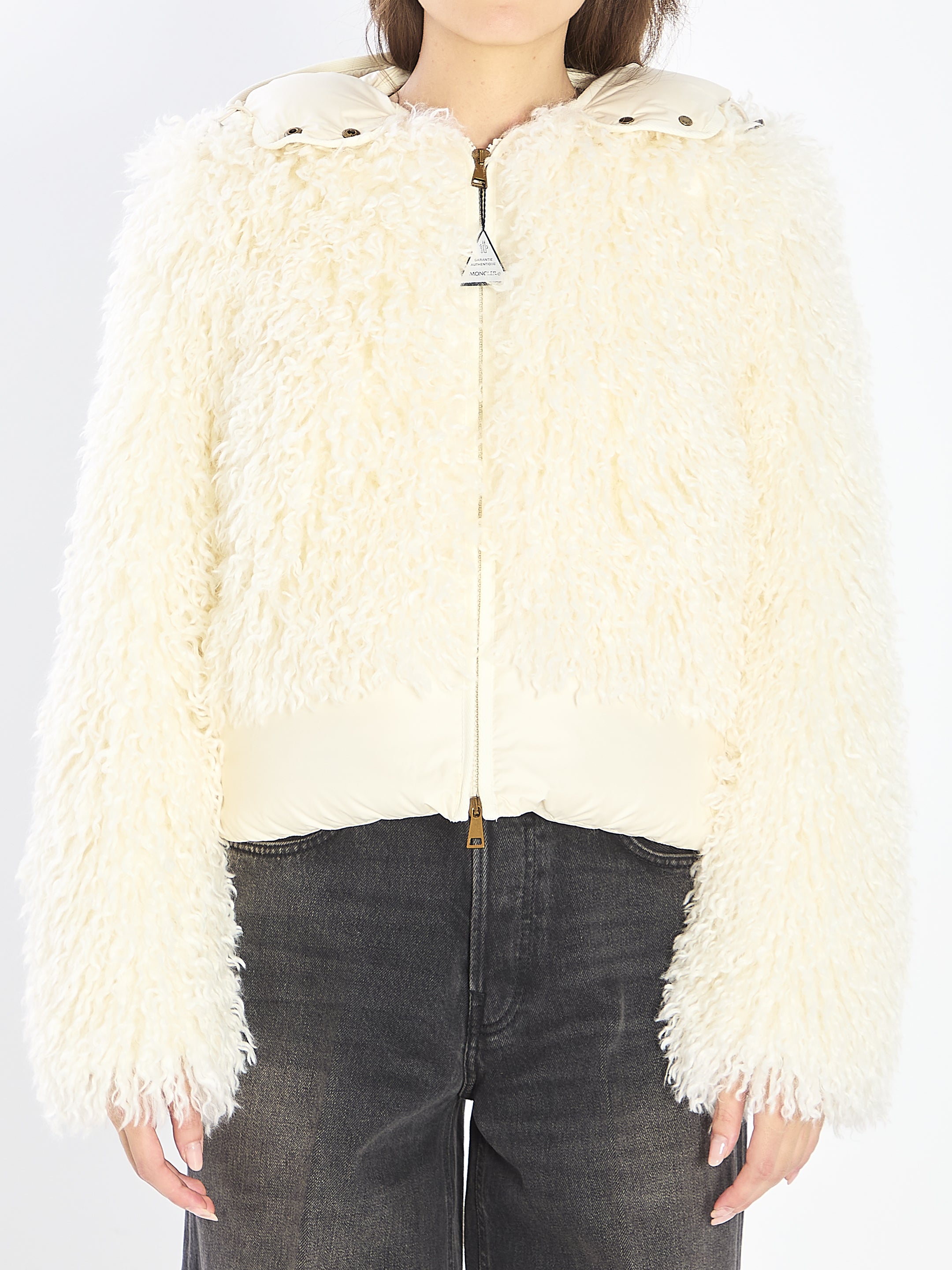 MONCLER Women's Mini Puffer Jacket with Removable Hood