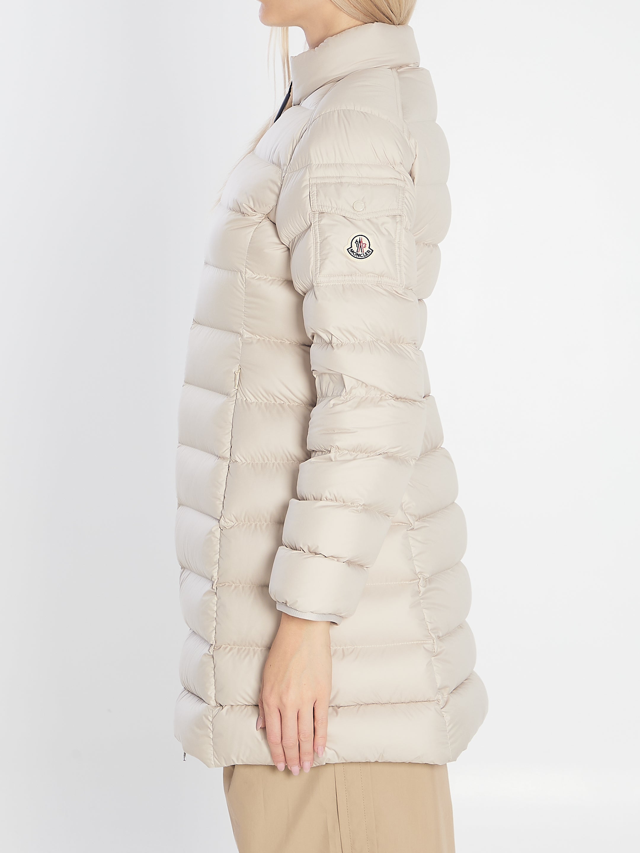 MONCLER MIDI PUFFER JACKET - SLIM FIT WITH FLARED SILHOUETTE