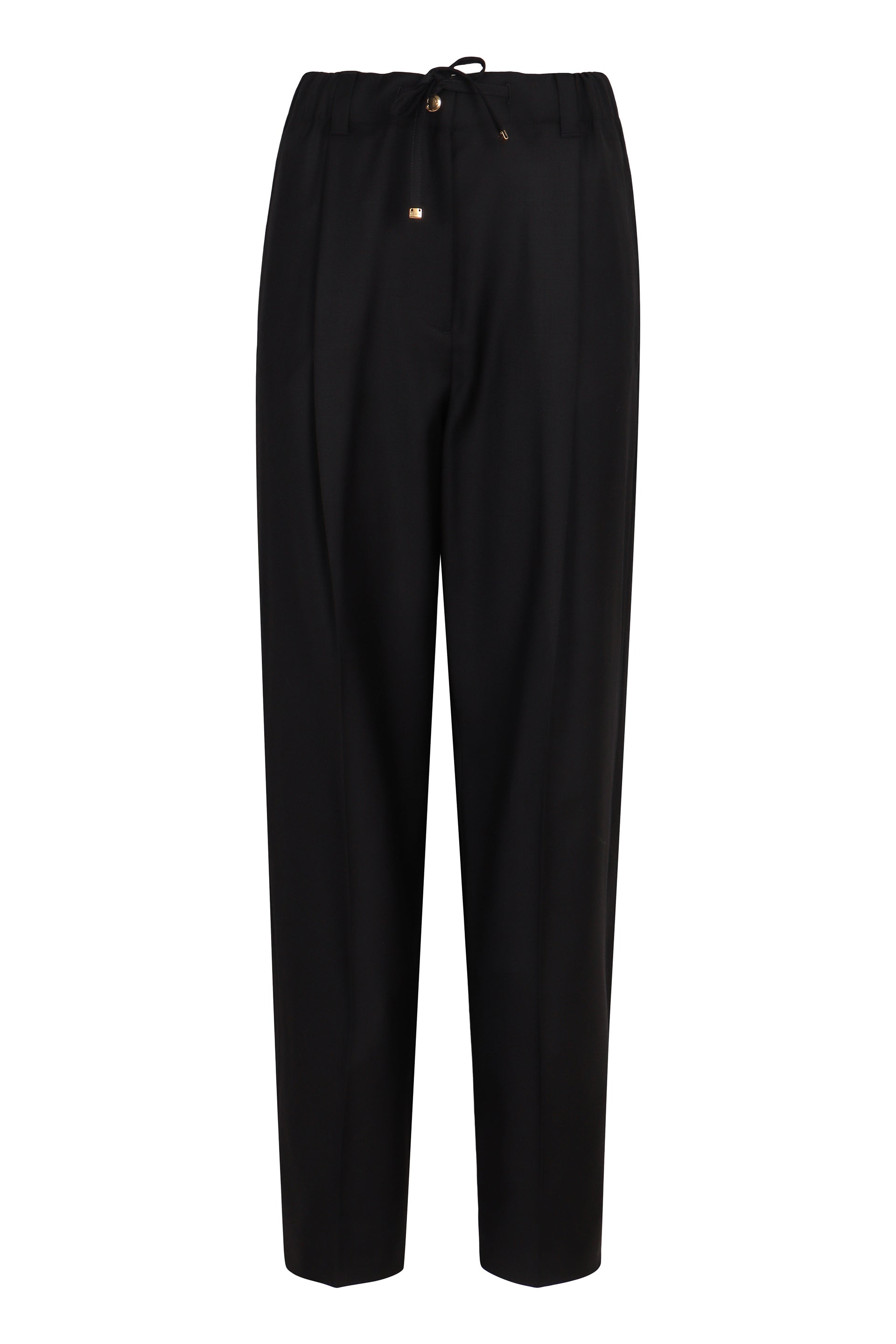 MONCLER Tailored Wool Gabardine Trousers