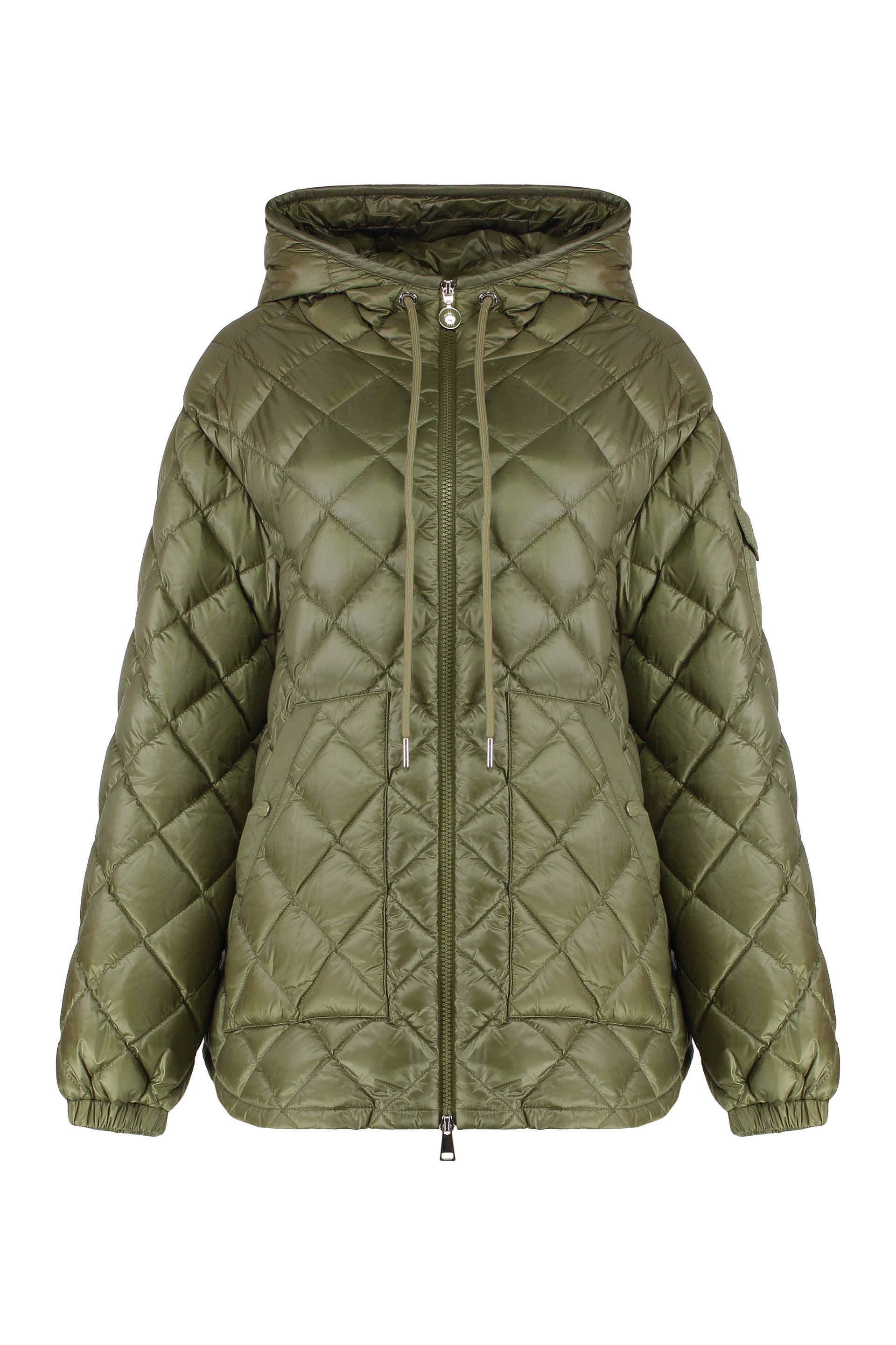 MONCLER Quilted Down Jacket with Adjustable Hood