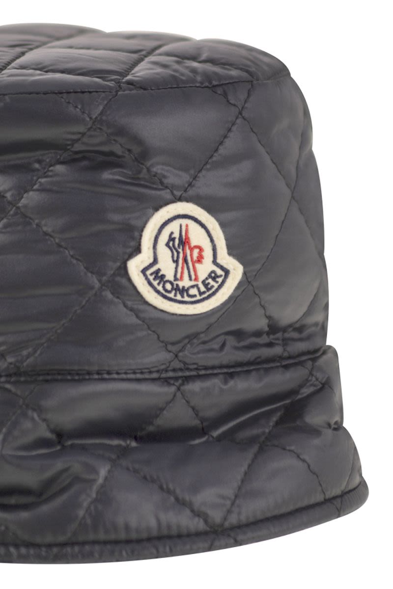 MONCLER Padded Bucket Hat with Diamond Quilting
