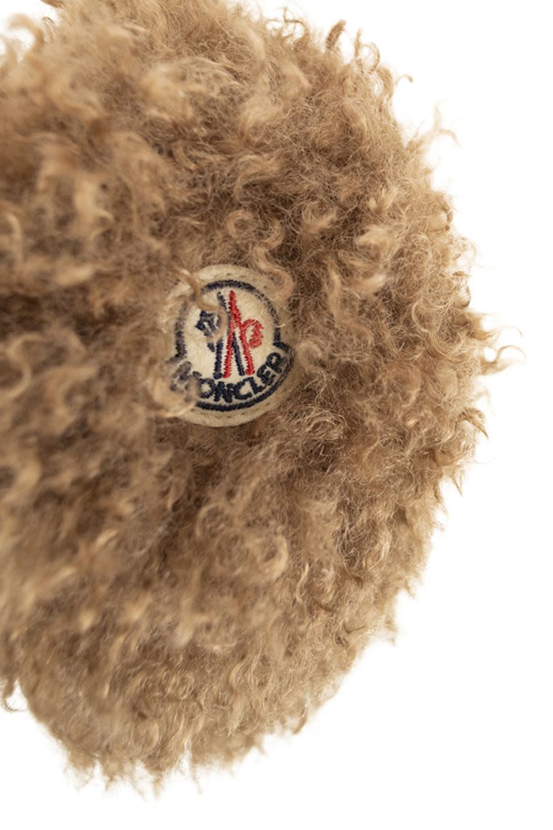 MONCLER Padded Teddy Fleece Earmuffs for Women