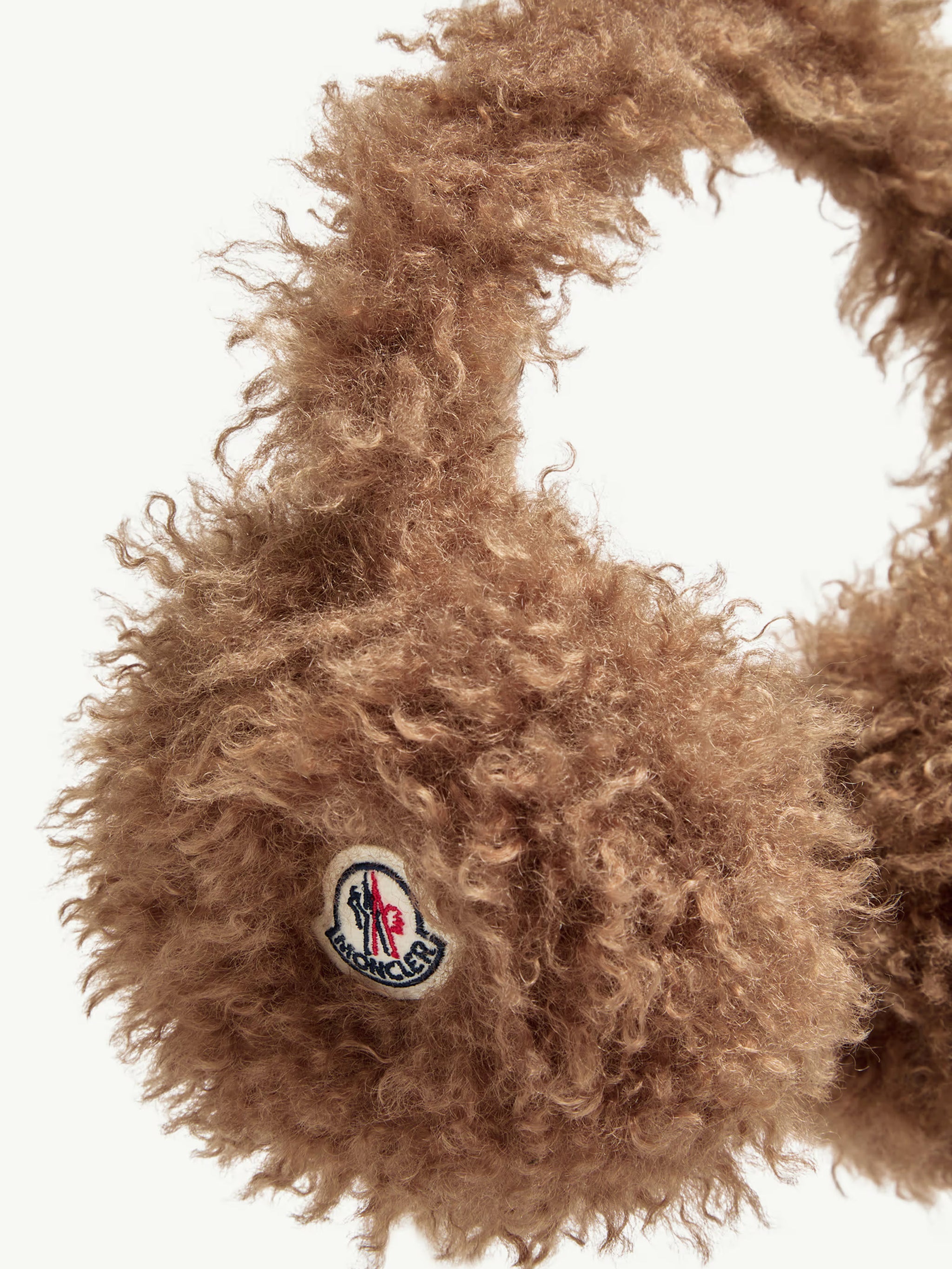 MONCLER Padded Teddy Fleece Earmuffs for Women