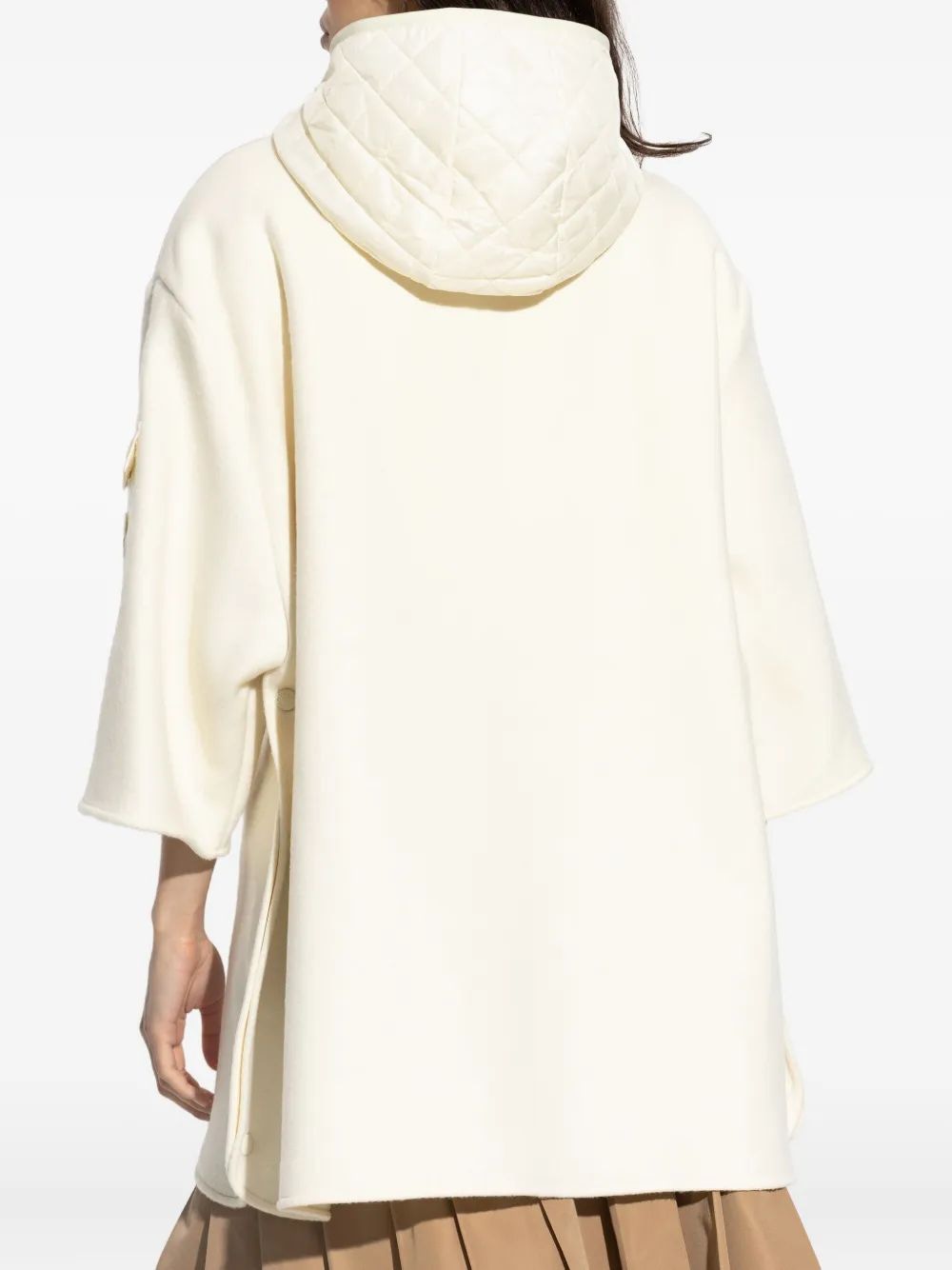 MONCLER Wool-Blend Cape for Women - Fall/Winter 2025