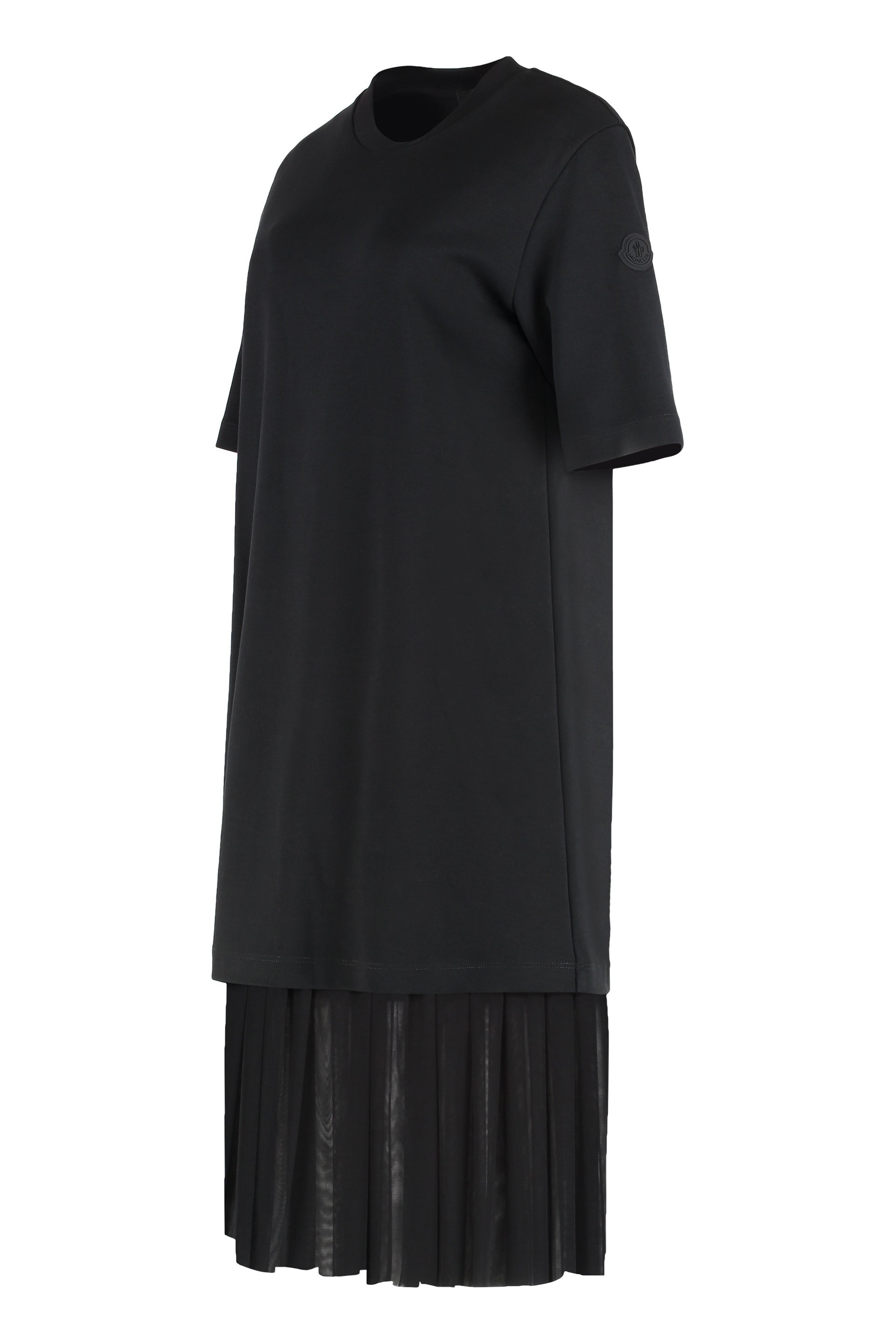 MONCLER Cotton and Tulle Mini Dress