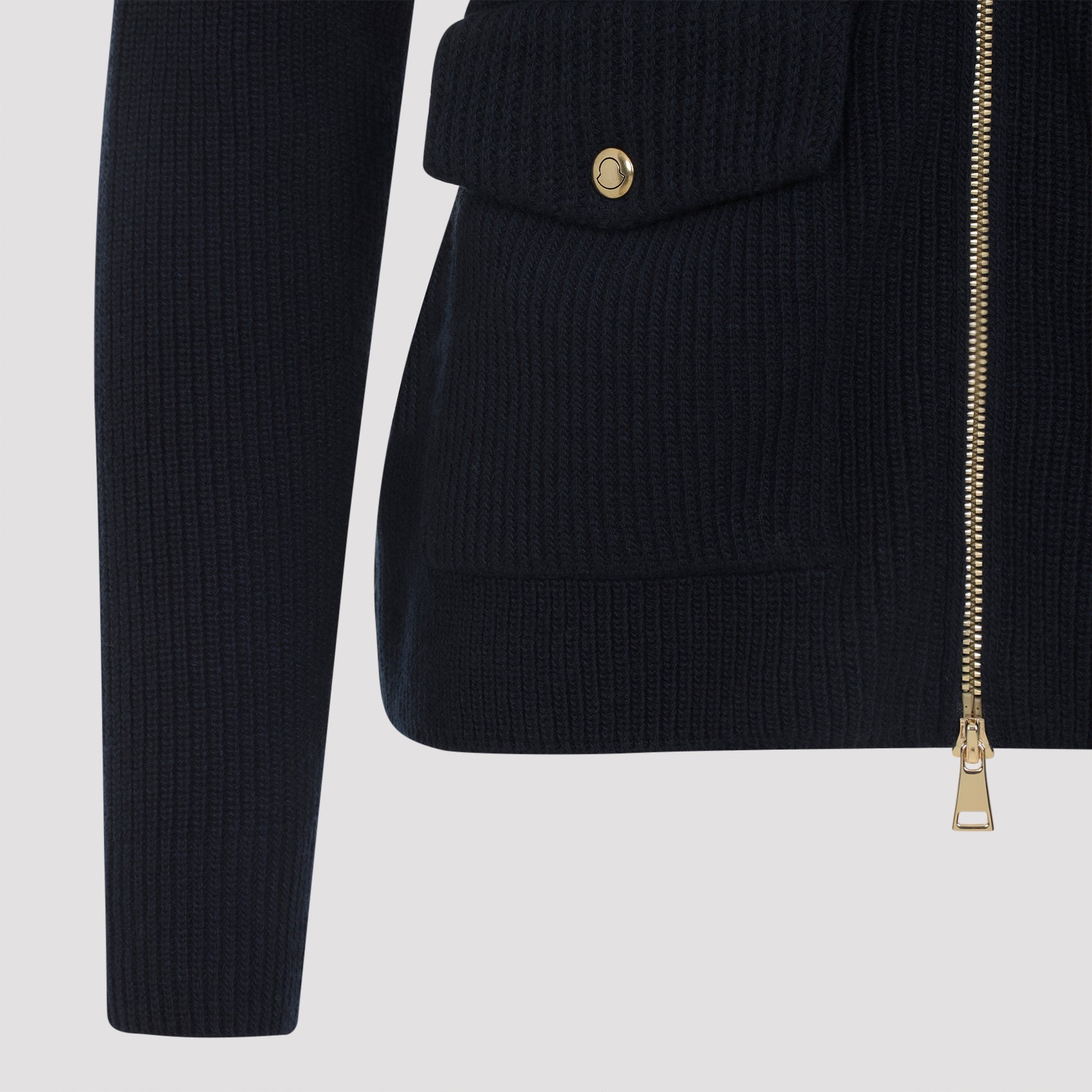 MONCLER Chic Women's Cardigan - 100% Virgin Wool