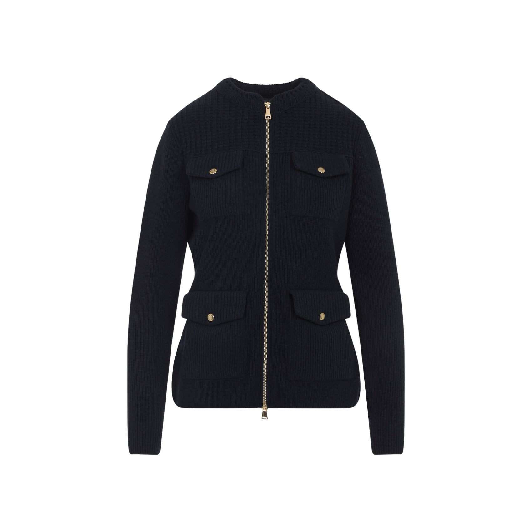 MONCLER Chic Women's Cardigan - 100% Virgin Wool
