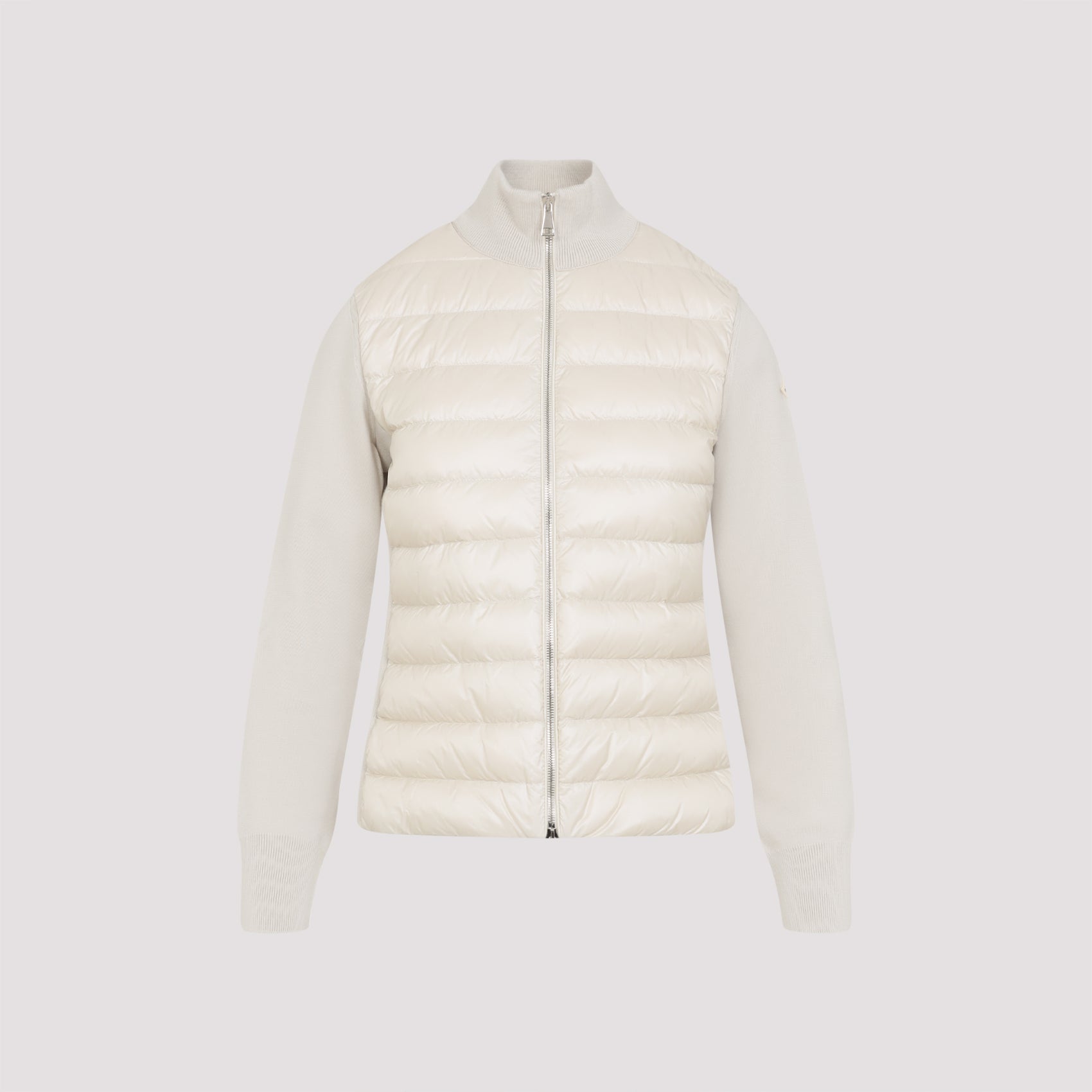 MONCLER Women's Premium Extra-Fine Wool Cardigan - Mid-Season Down Jacket