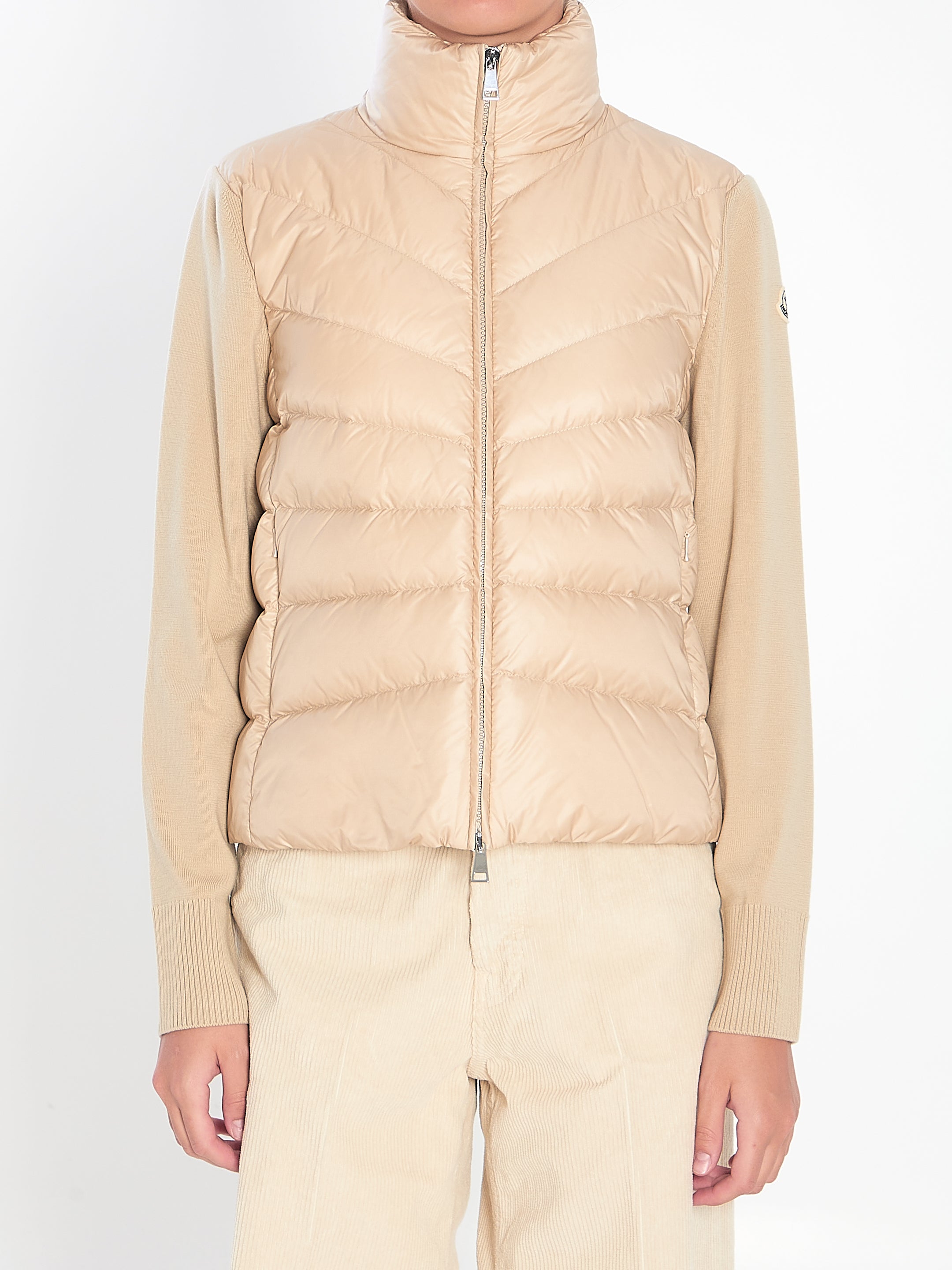 MONCLER Padded Wool Cardigan for Women
