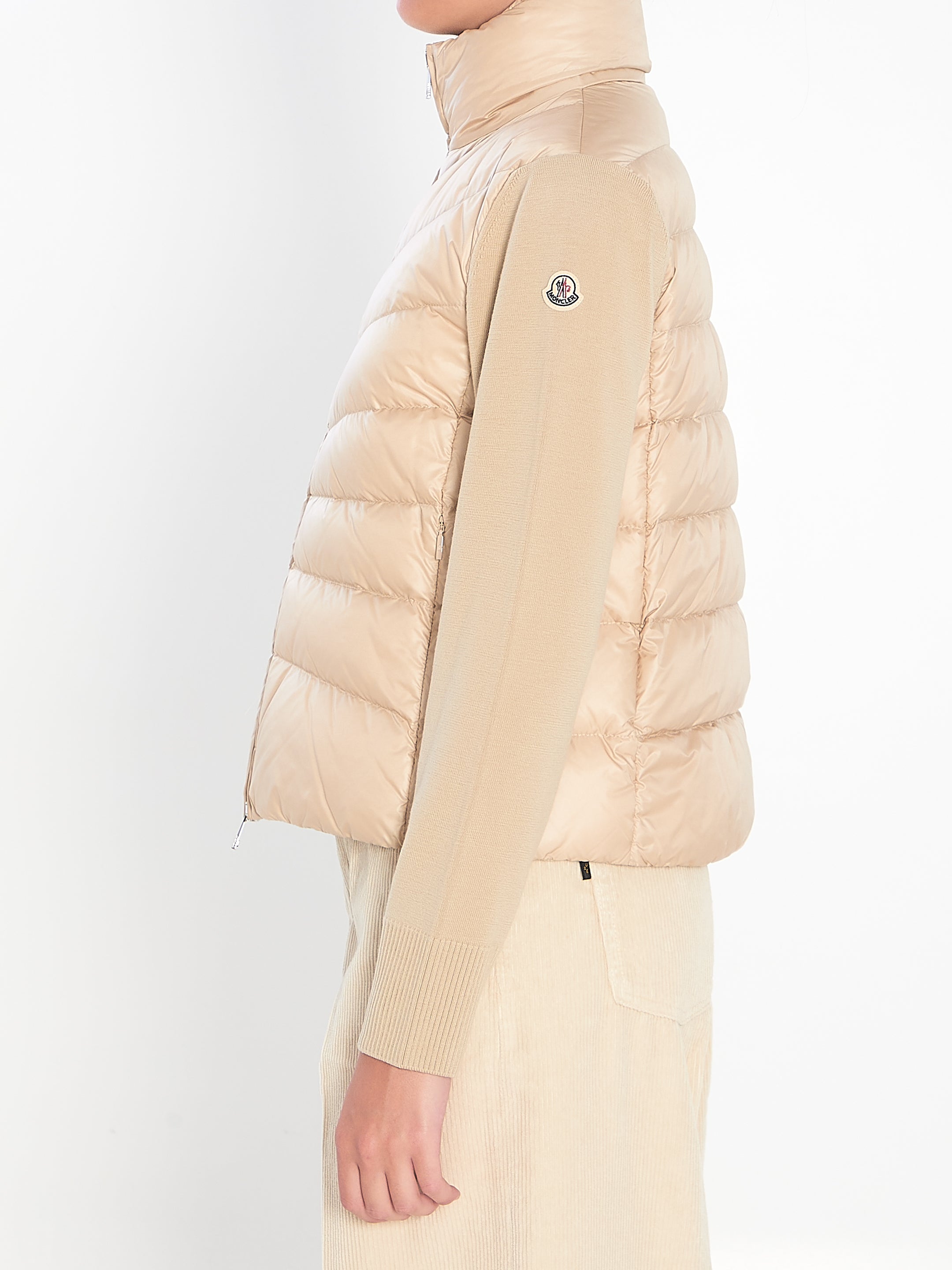 MONCLER Oversized Padded Wool Cardigan - XS