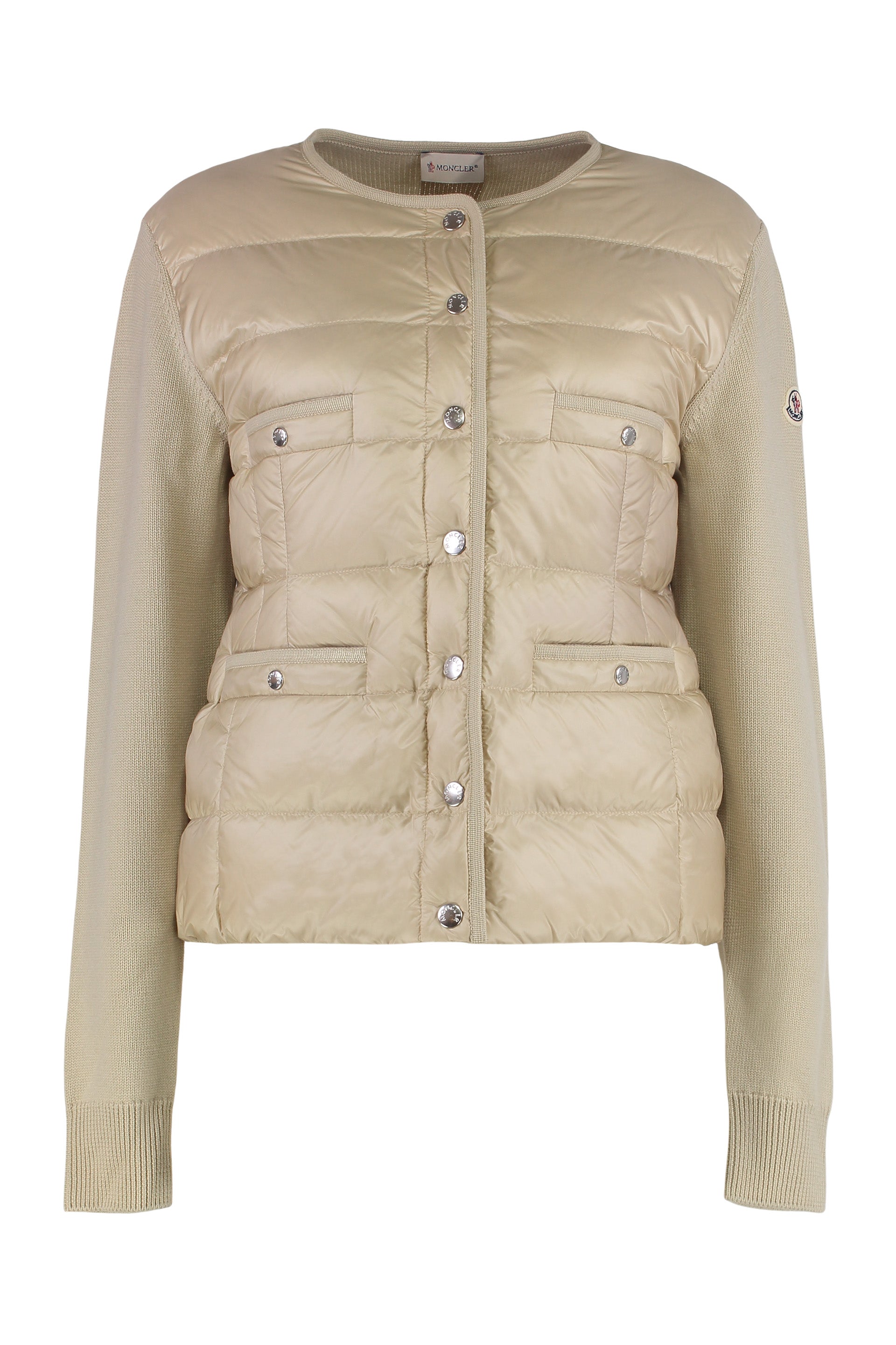 MONCLER Padded Front Panel Cardigan for Women