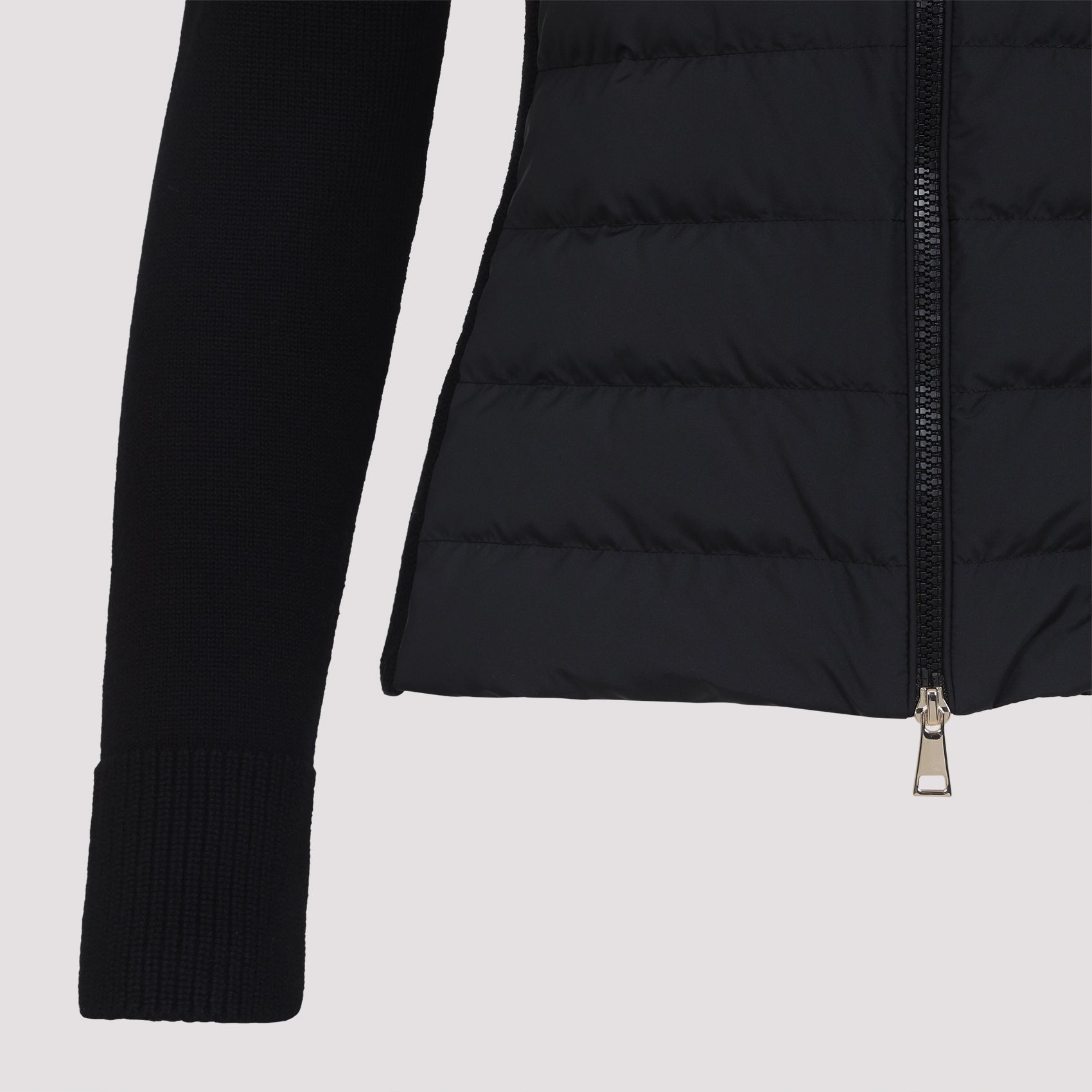 MONCLER Women's Cardigan with Nylon Panels