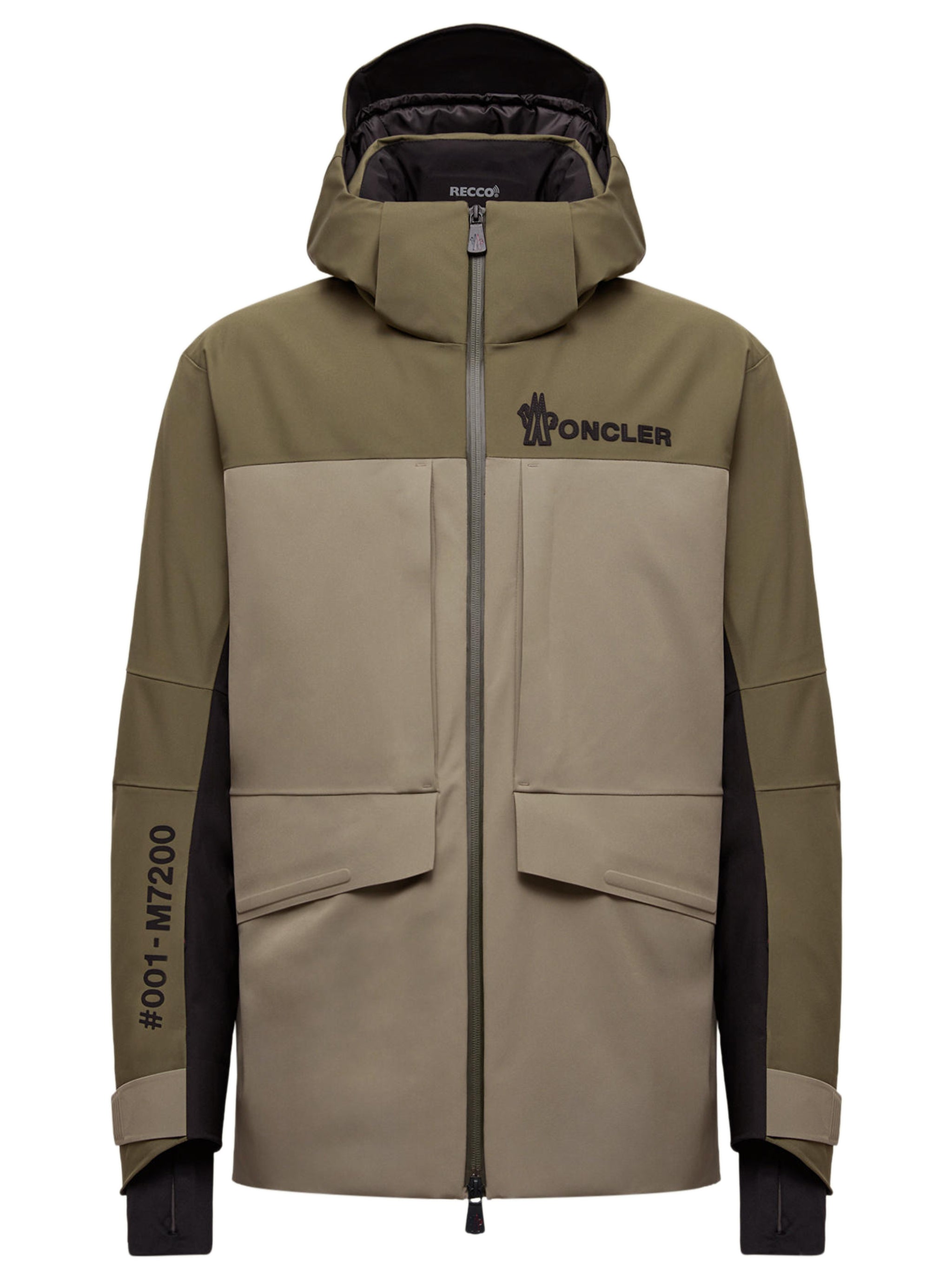 MONCLER Padded Ski Jacket with Hood for Men
