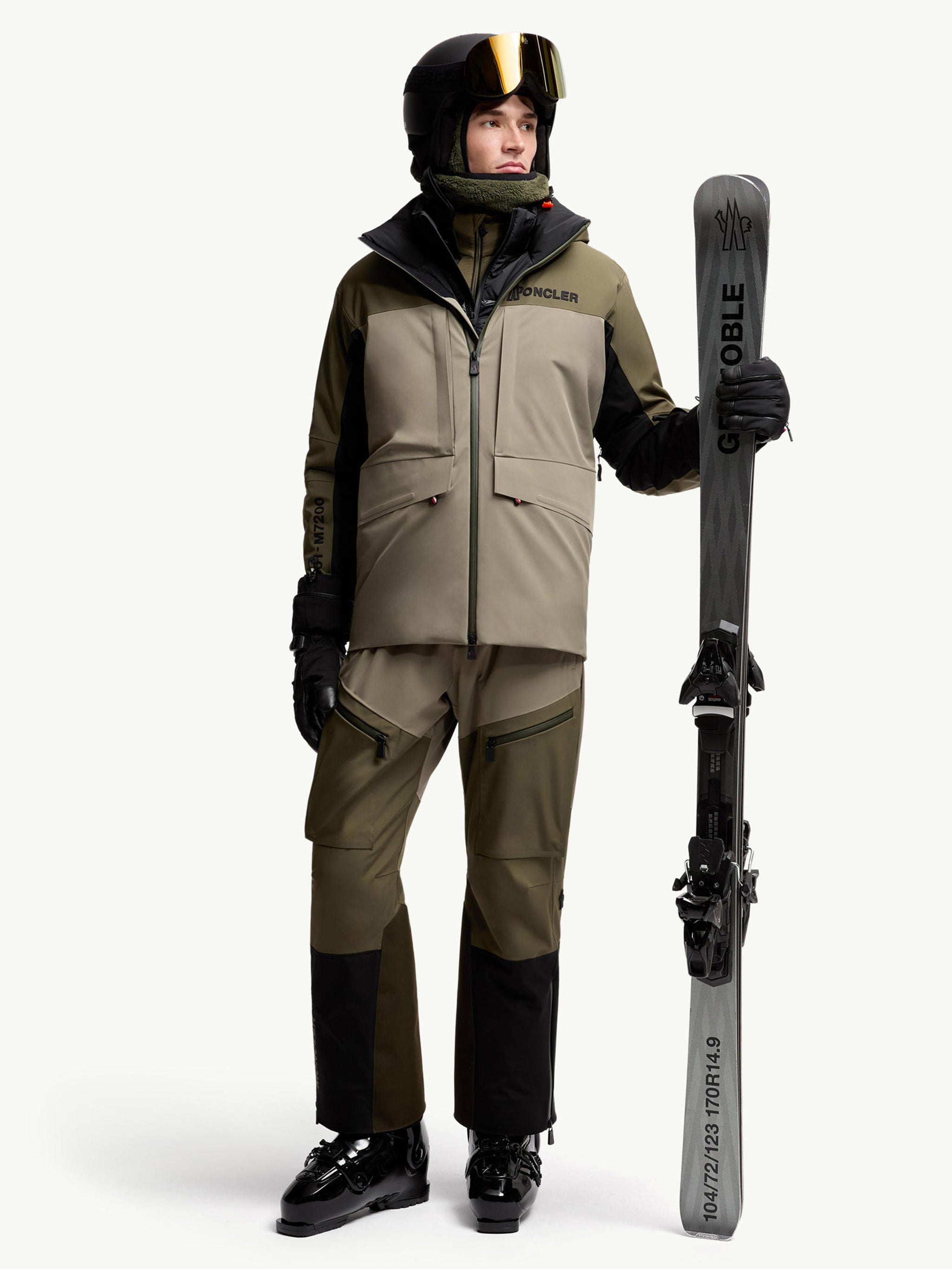 MONCLER Padded Ski Jacket with Hood for Men