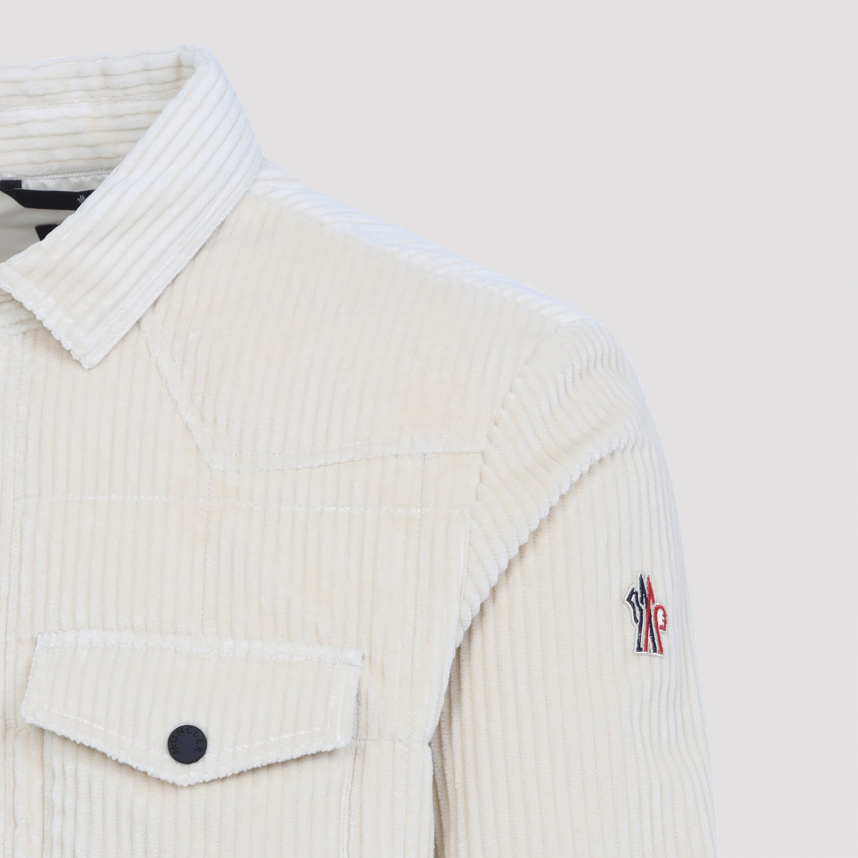 MONCLER GRENOBLE Cotton Blend Shirt Jacket for Men