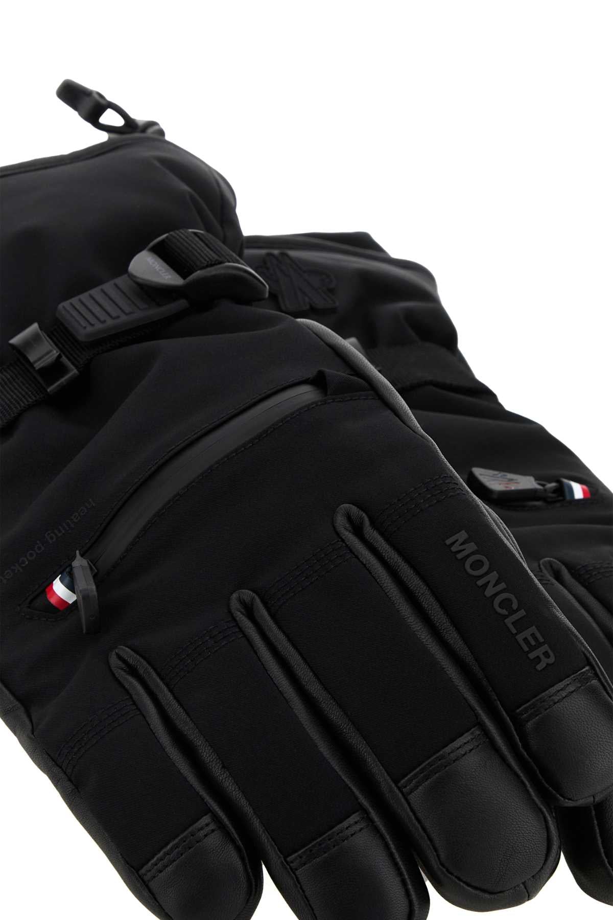 MONCLER GRENOBLE Stretch Nylon Gloves for Men - FW25 Collection