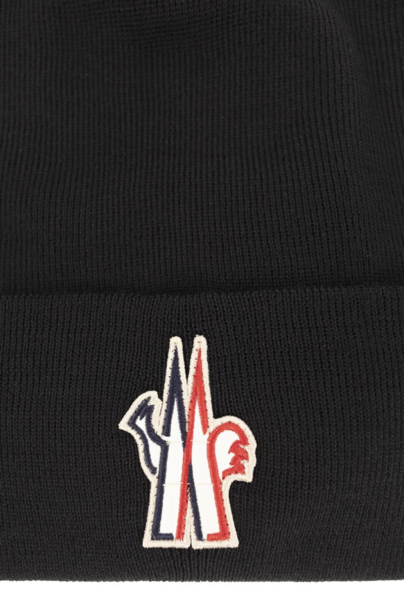 MONCLER Men's Wool Beanie Hat