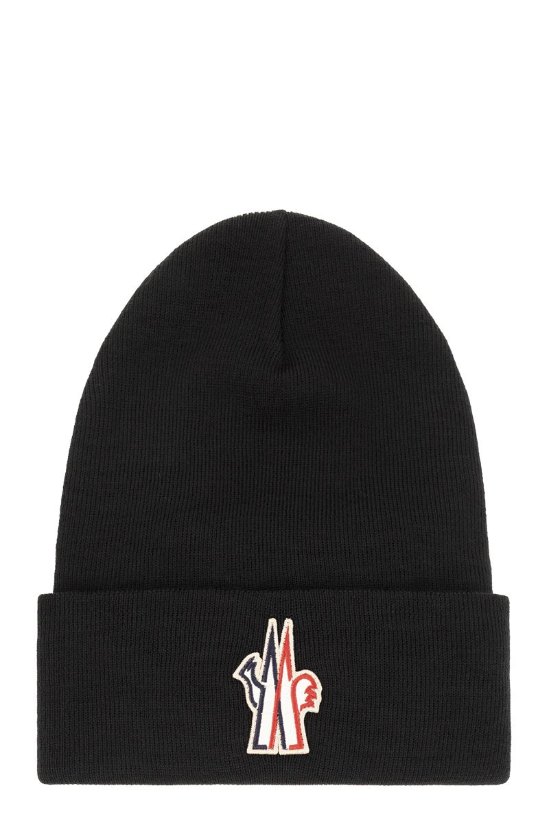 MONCLER Men's Wool Beanie Hat