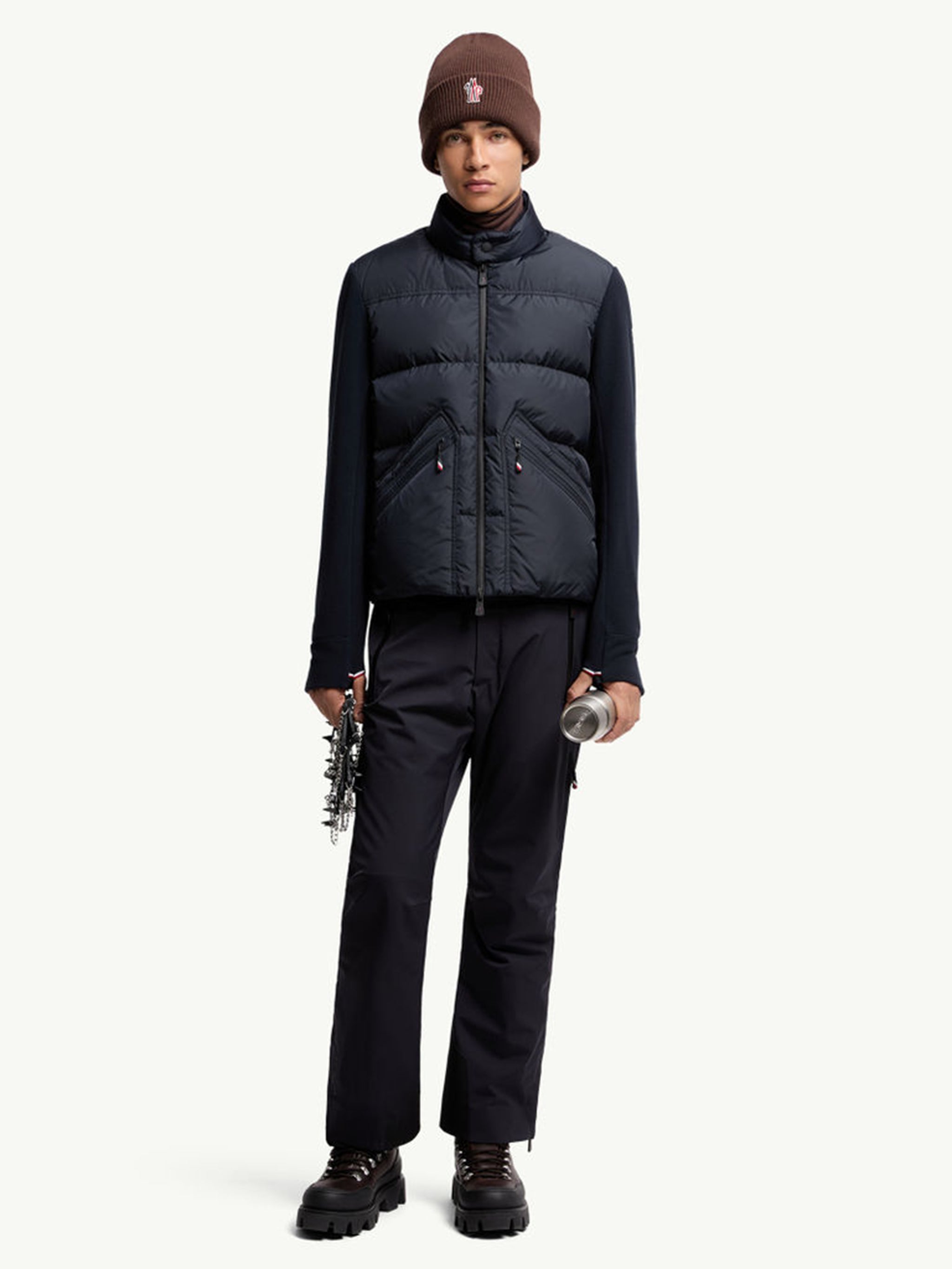 MONCLER Padded Cardigan with Zip - Size L