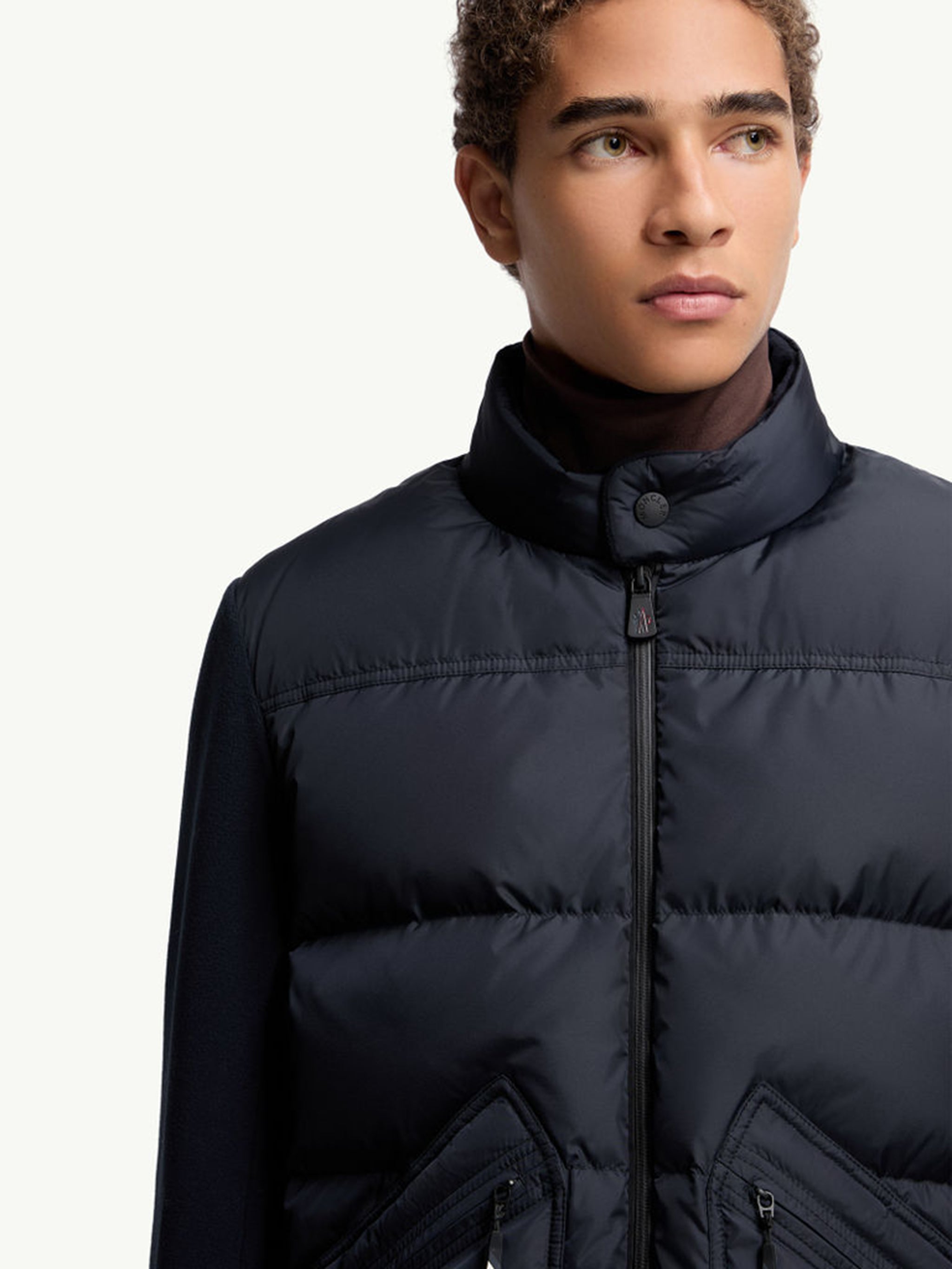 MONCLER Padded Cardigan with Zip - Size L