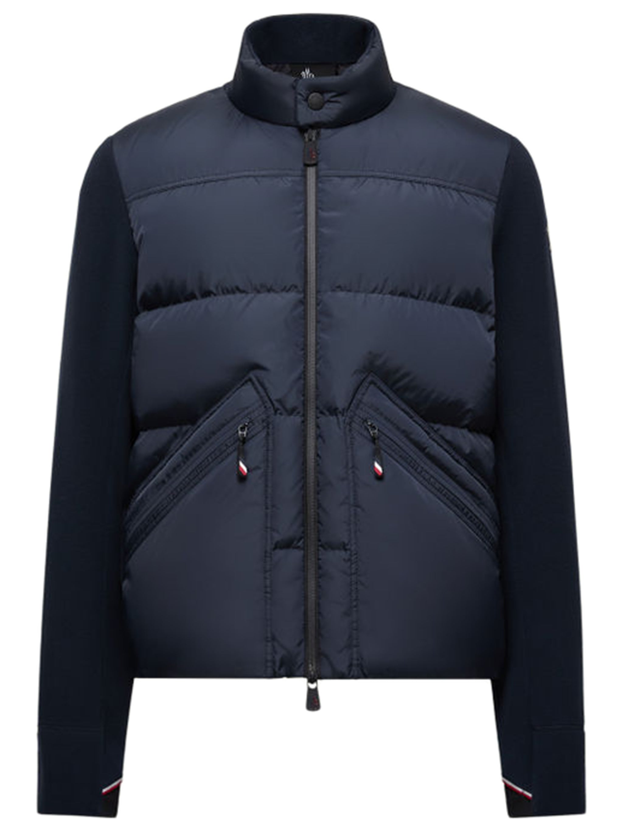 MONCLER GRENOBLE Men's Padded Cardigan with Zip - Perfect Mid-Layer for Skiing and Snowboarding