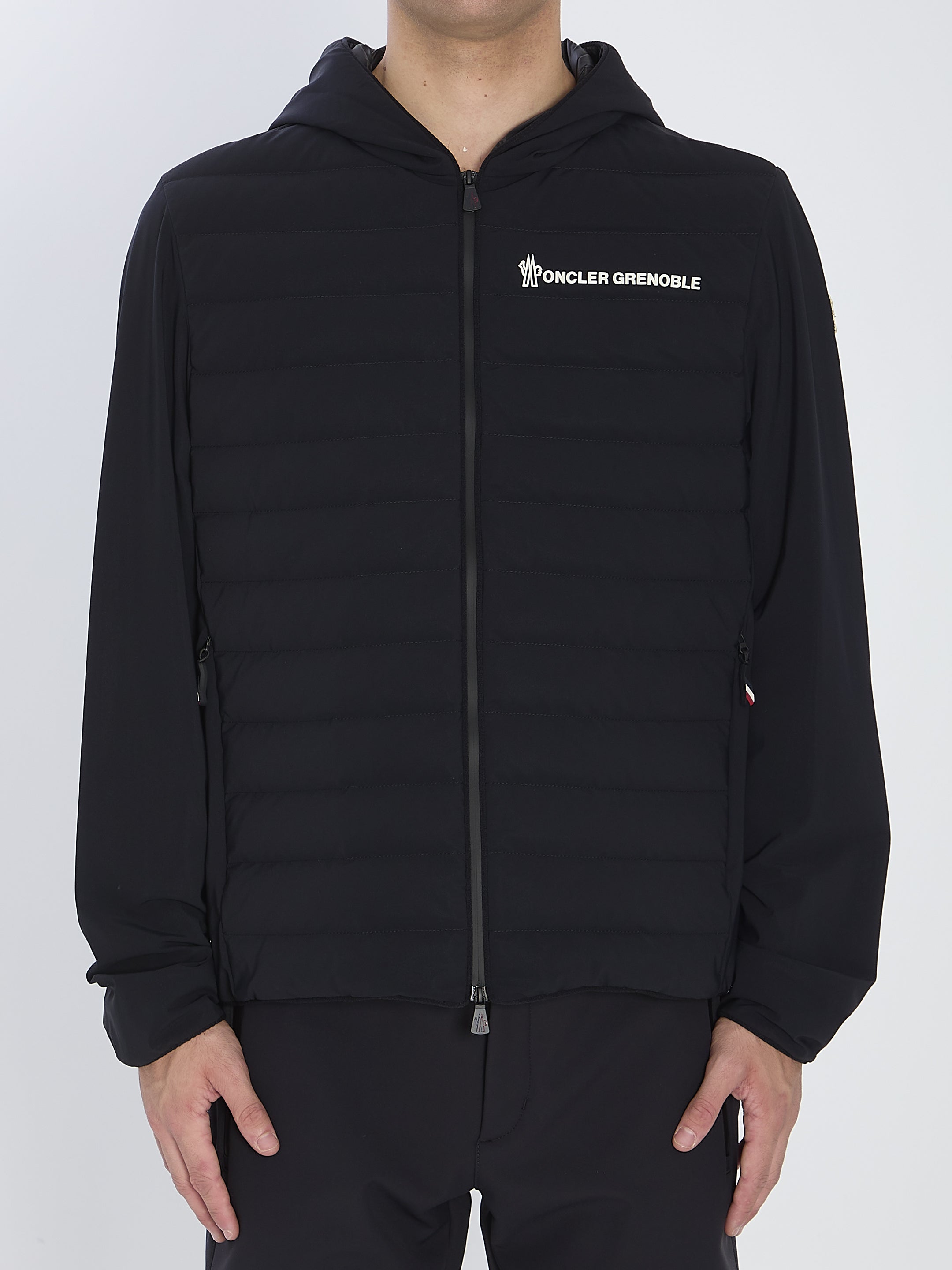 MONCLER GRENOBLE Padded Zip-Up Sweatshirt for Active Men