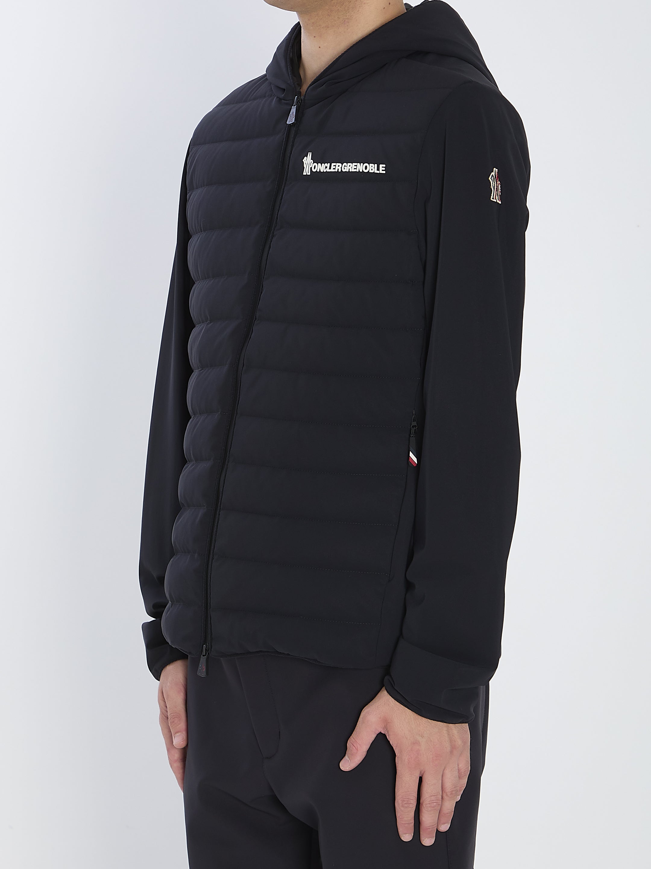 MONCLER GRENOBLE Padded Zip-Up Sweatshirt for Active Men