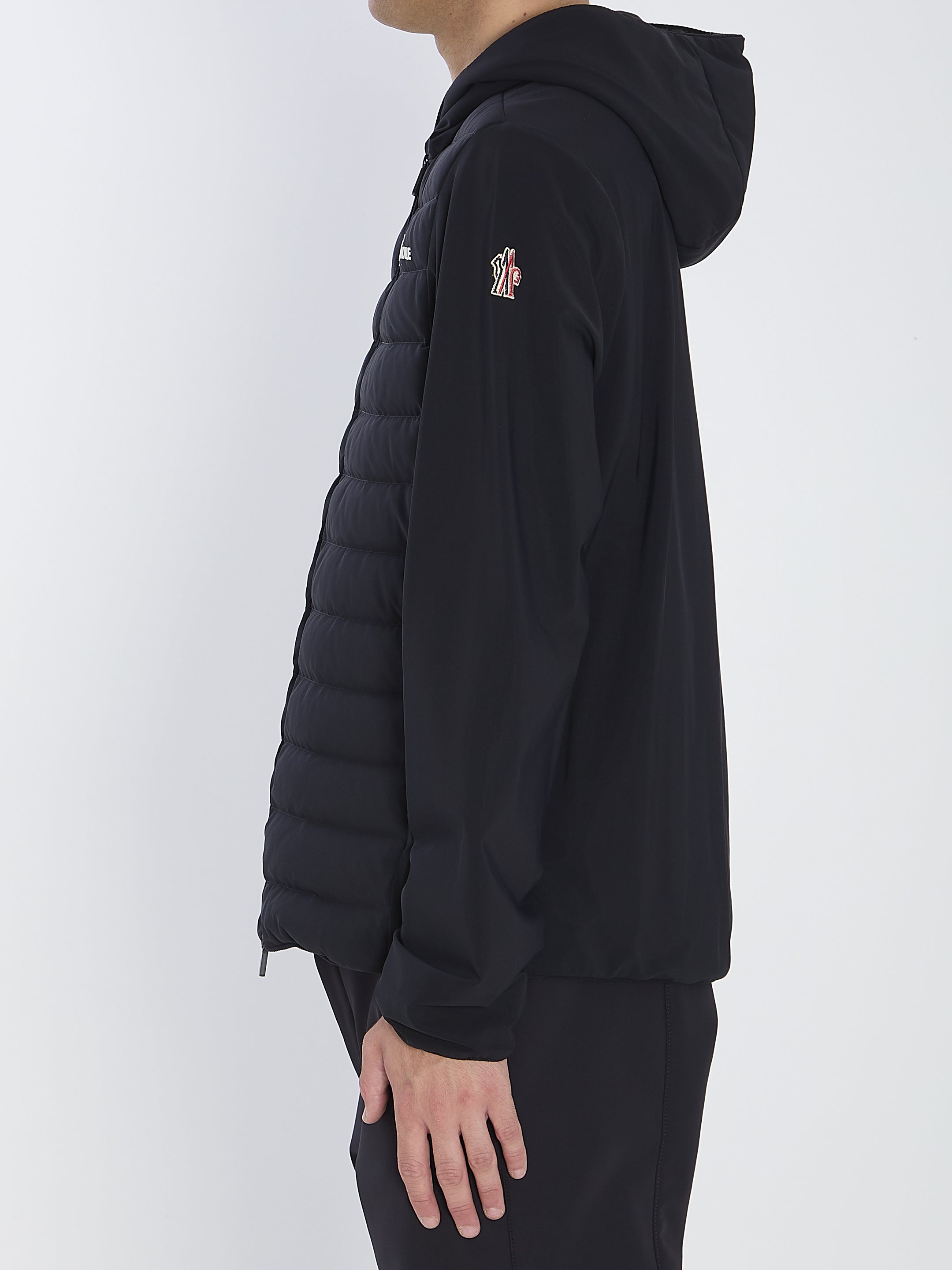 MONCLER GRENOBLE Padded Zip-Up Sweatshirt for Active Men