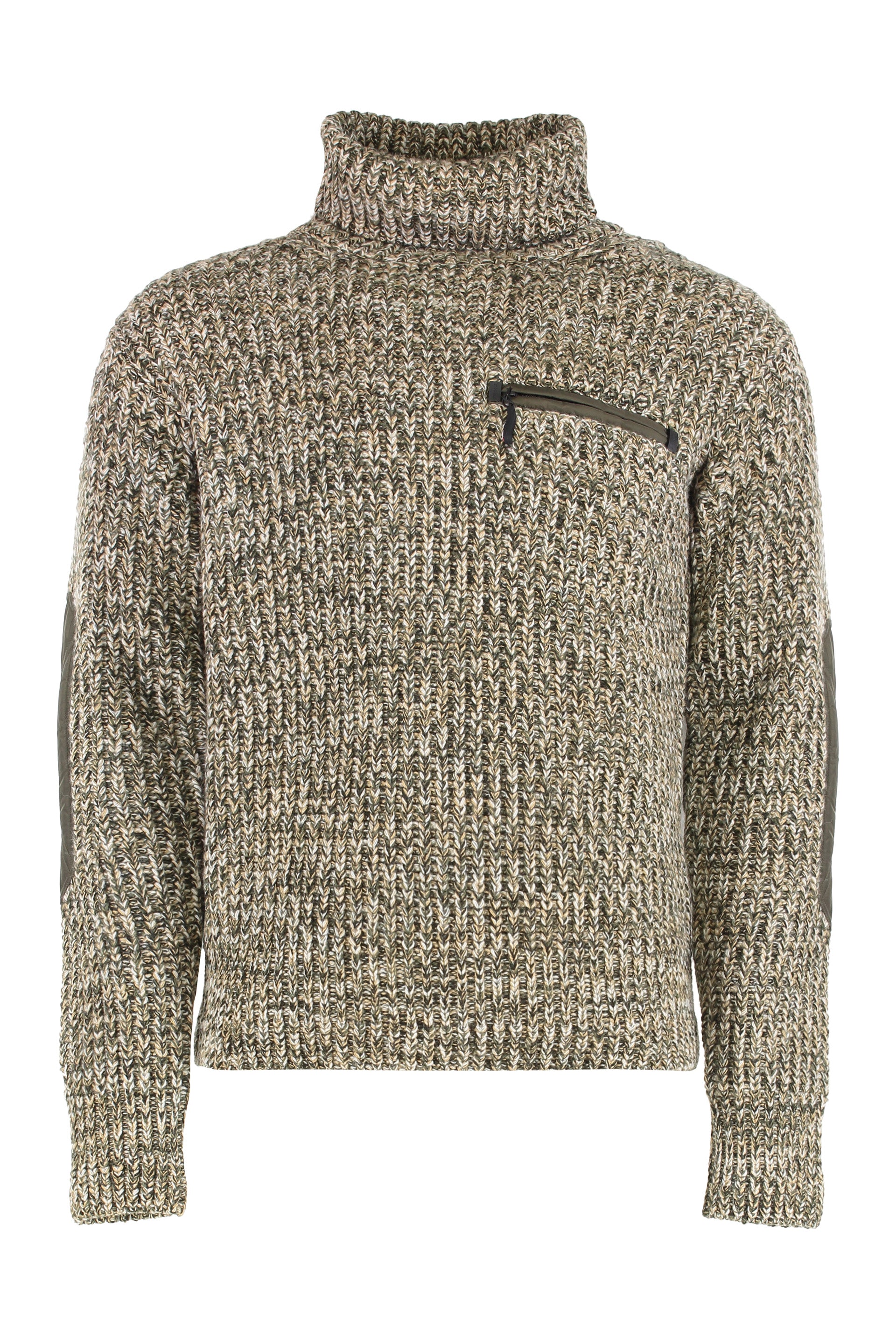 Moncler Grenoble Elegant Turtleneck Wool Sweater
