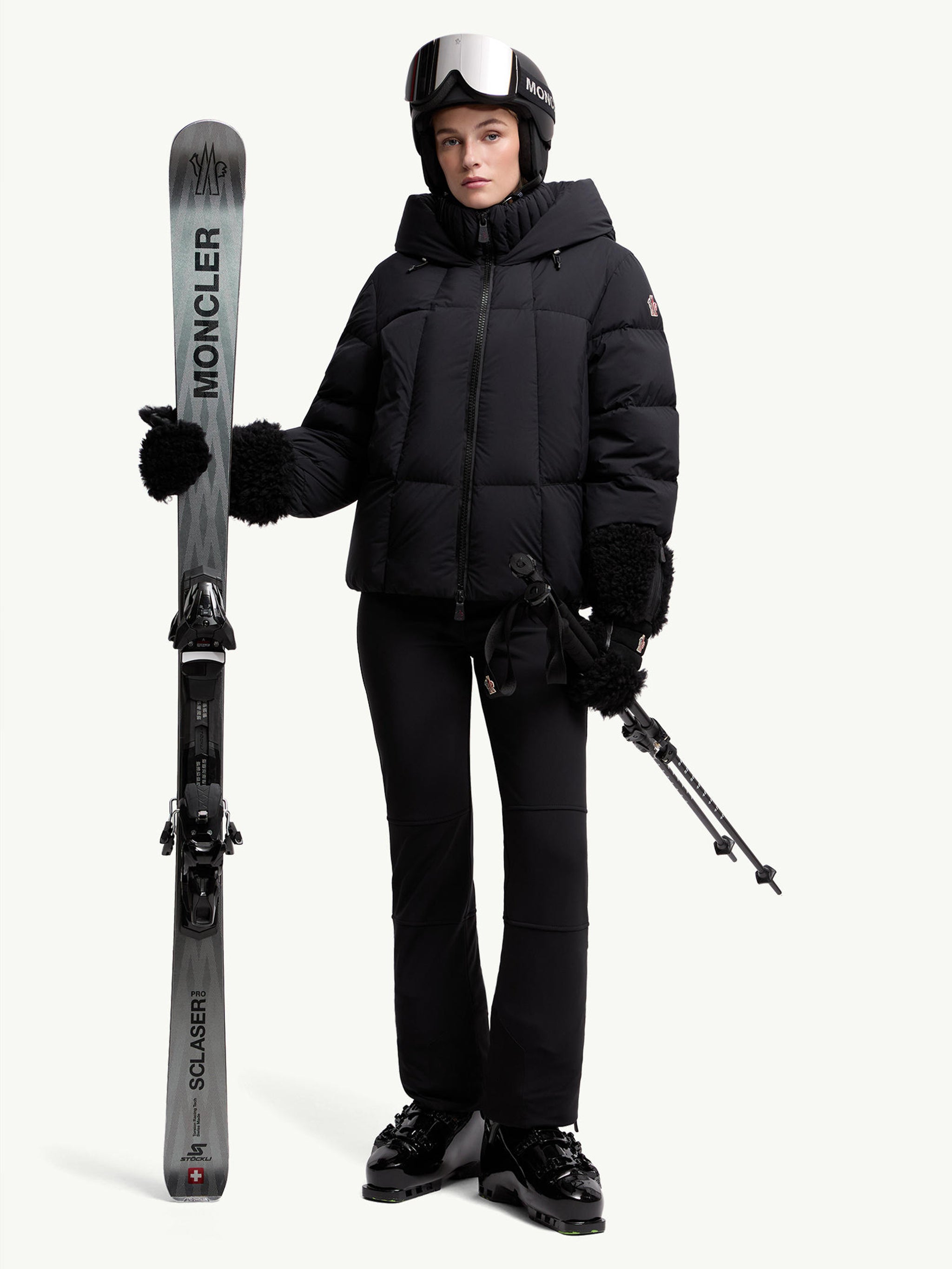 MONCLER Hooded Down Ski Jacket - Size 1