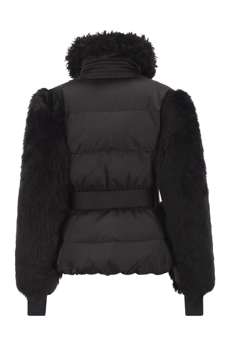 MONCLER GRENOBLE Shearling Down Jacket