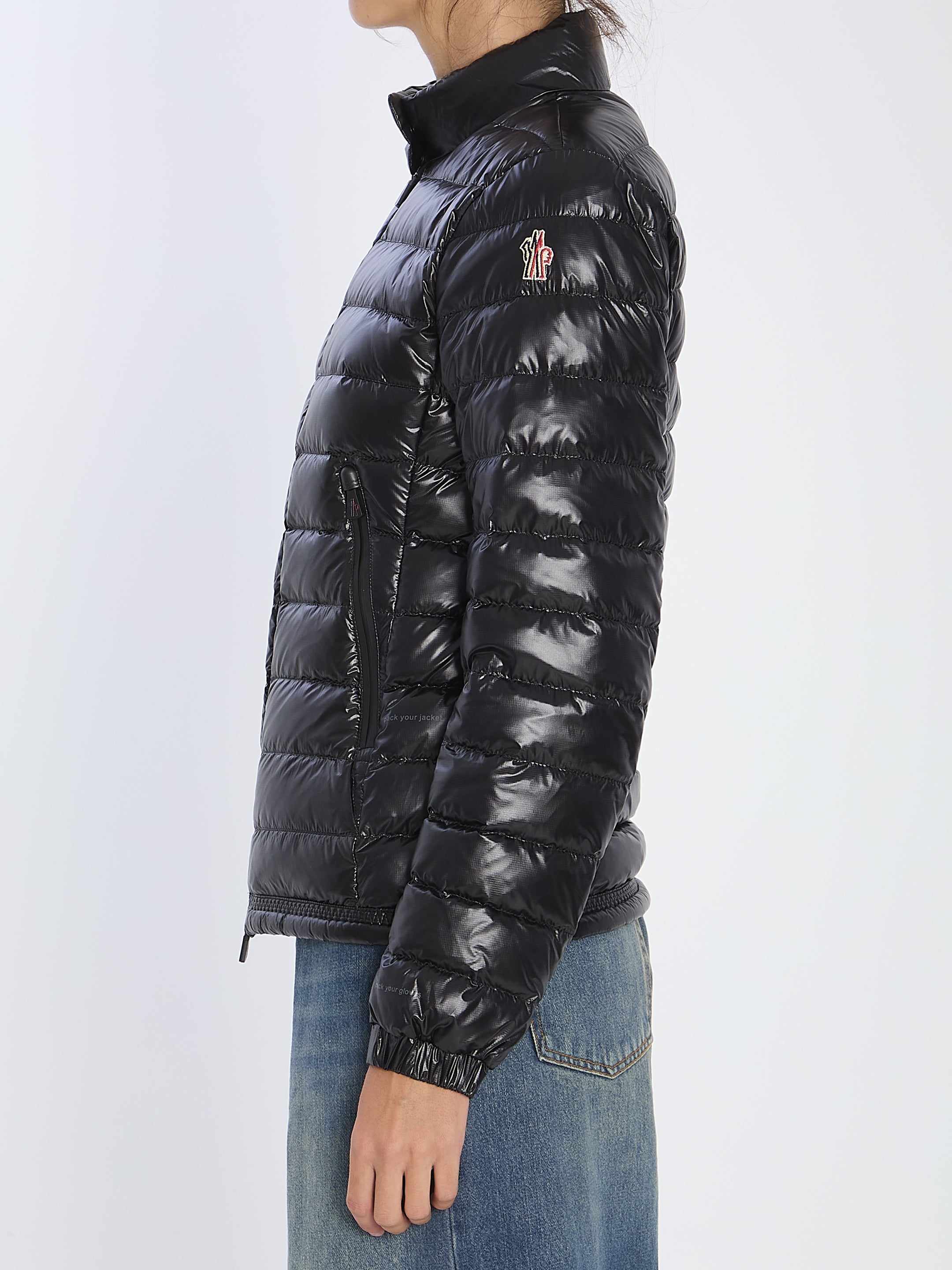 MONCLER Women's Packable Down Jacket with Two-Way Zip Closure