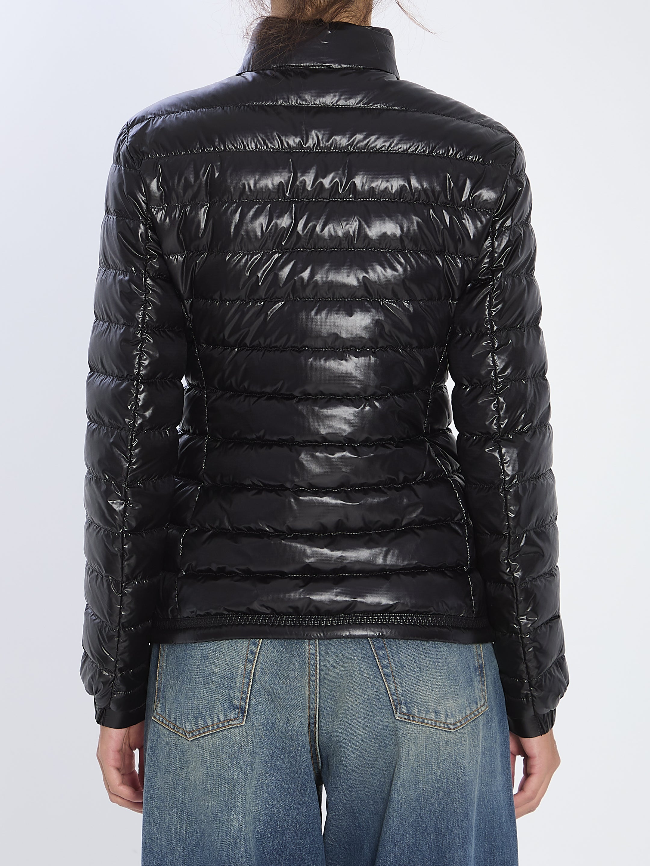 MONCLER Women's Packable Down Jacket with Two-Way Zip Closure
